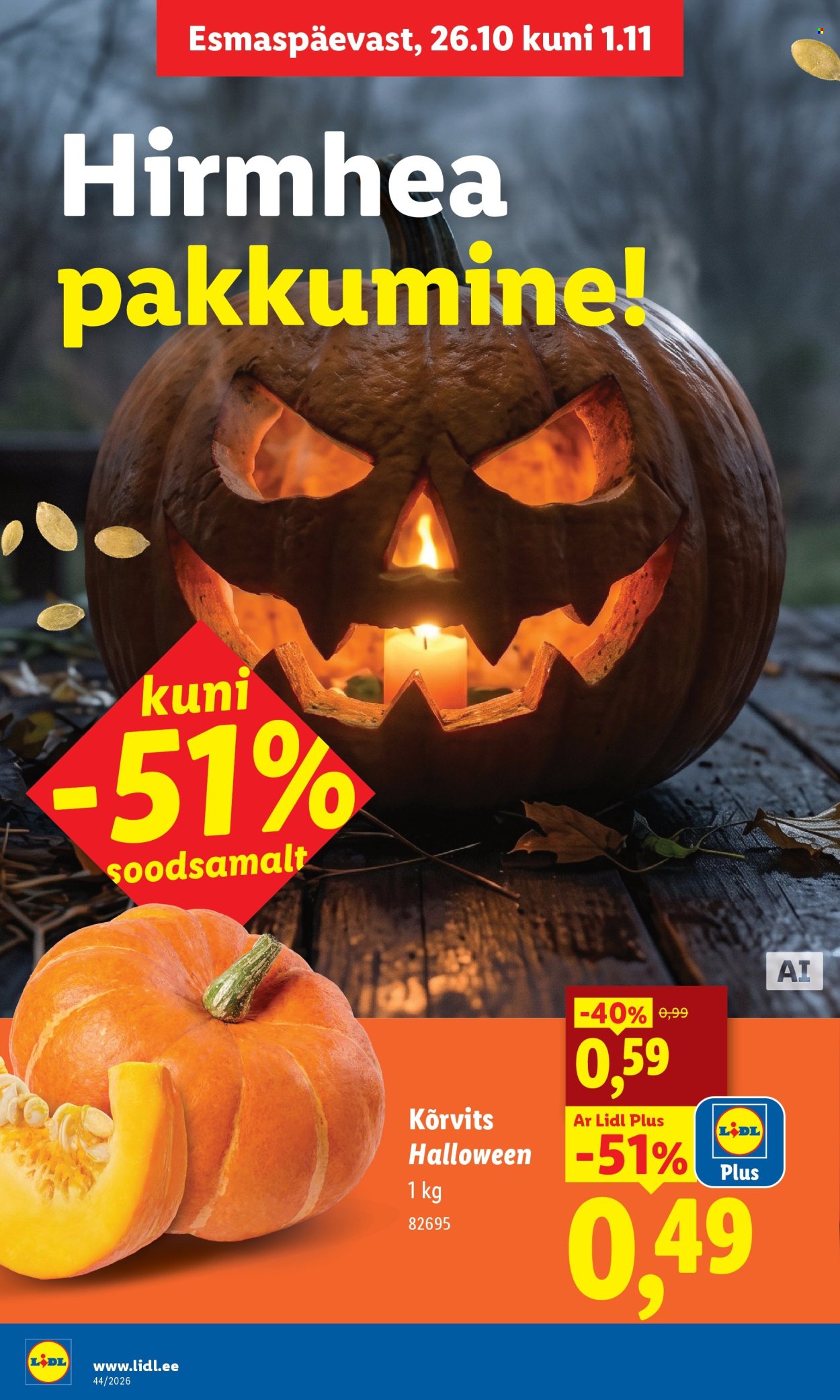Lidl kliendileht (26.10 - 1.11.2026)