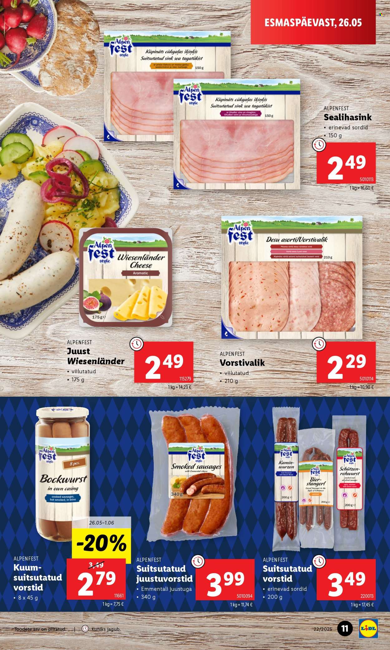 Lidl kliendileht - Kliendileht (26.05 - 1.06.2025)