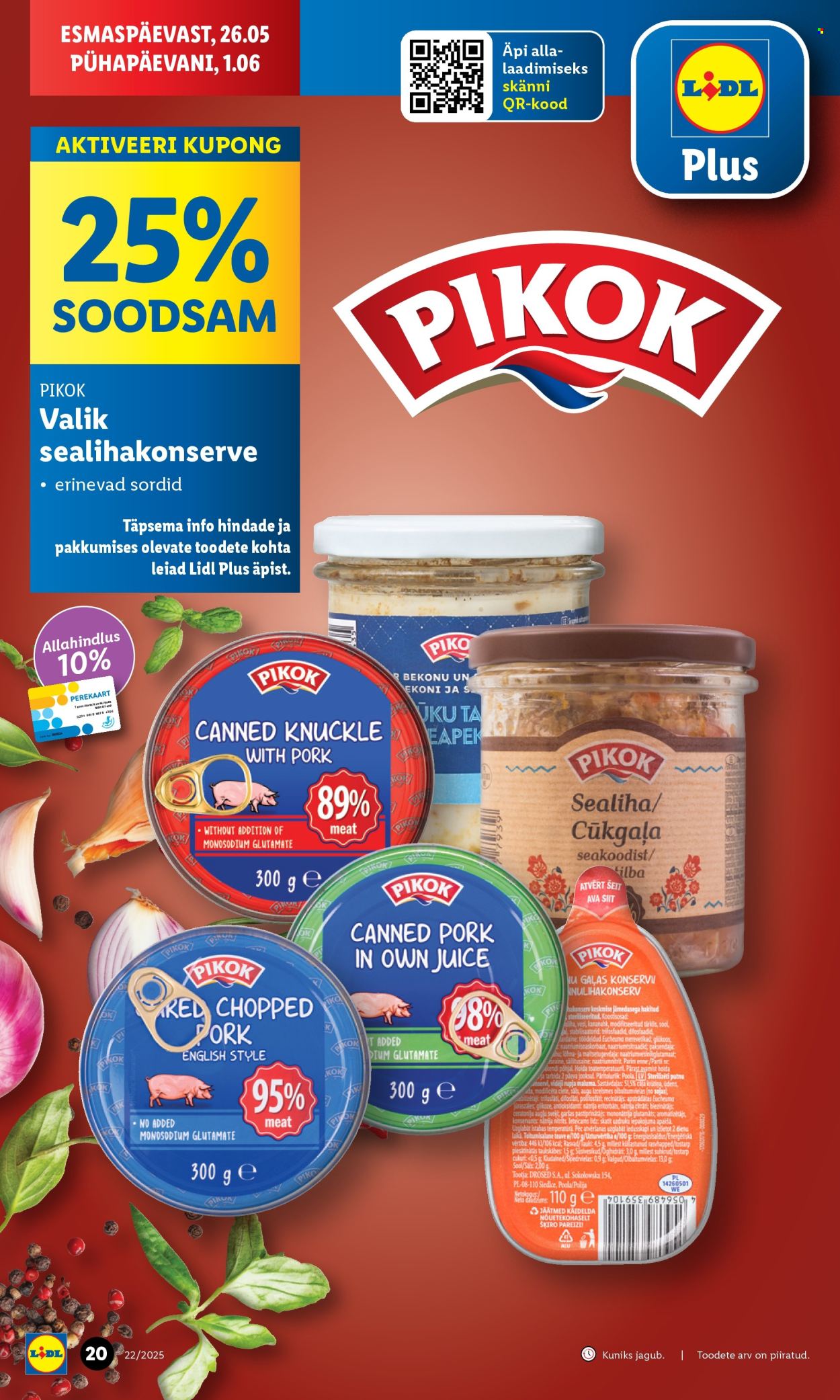 Lidl kliendileht - Kliendileht (26.05 - 1.06.2025)