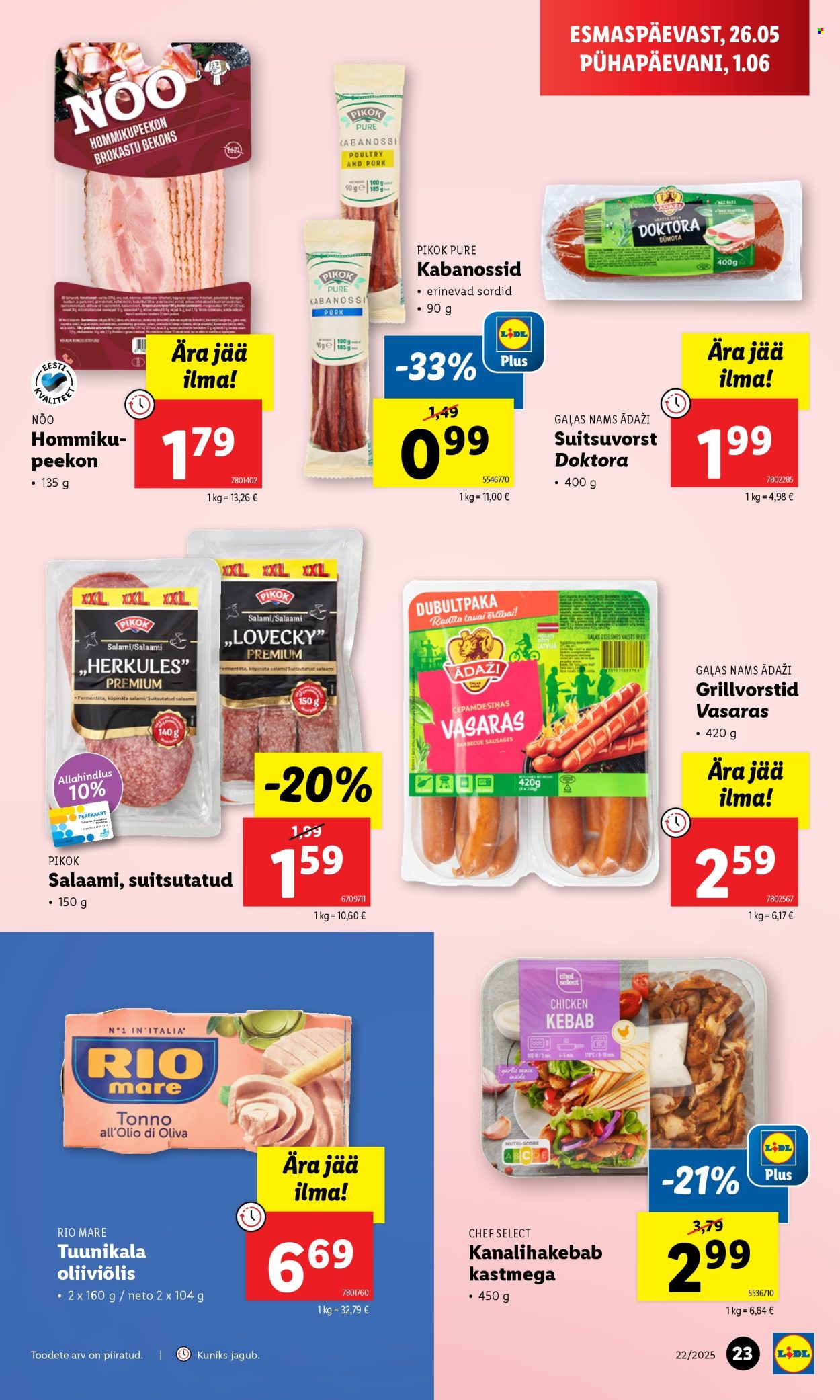 Lidl kliendileht - Kliendileht (26.05 - 1.06.2025)