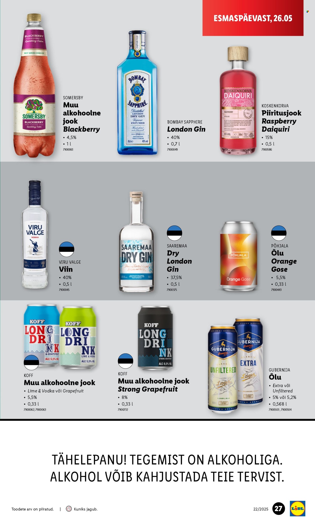 Lidl kliendileht - Kliendileht (26.05 - 1.06.2025)