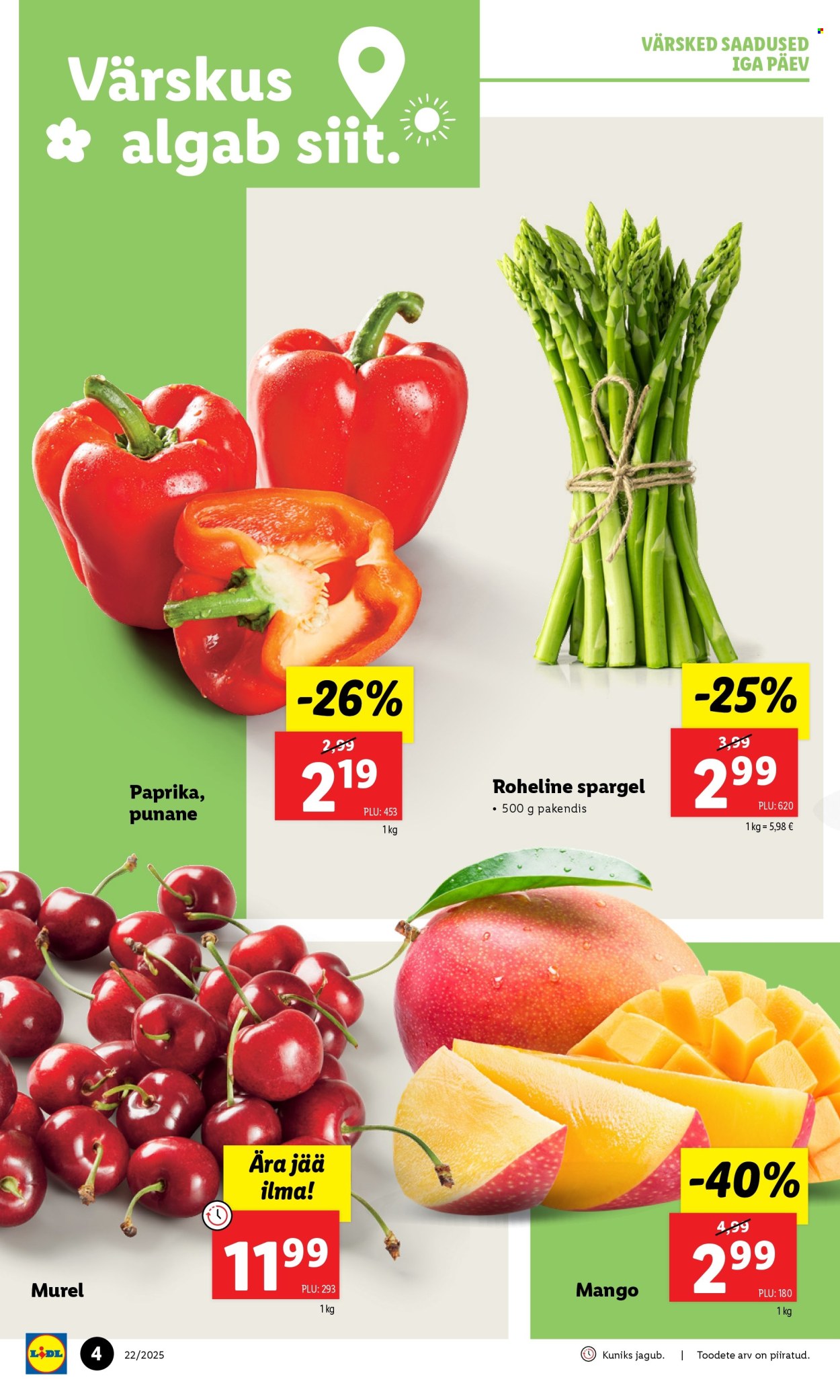 Lidl kliendileht - Kliendileht (26.05 - 1.06.2025)