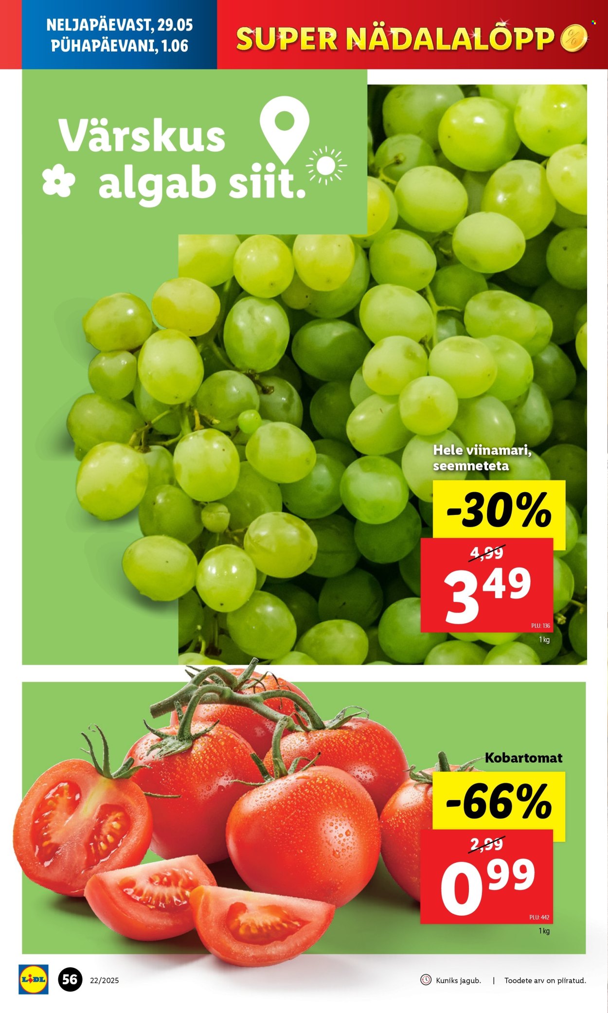 Lidl kliendileht - Kliendileht (26.05 - 1.06.2025)