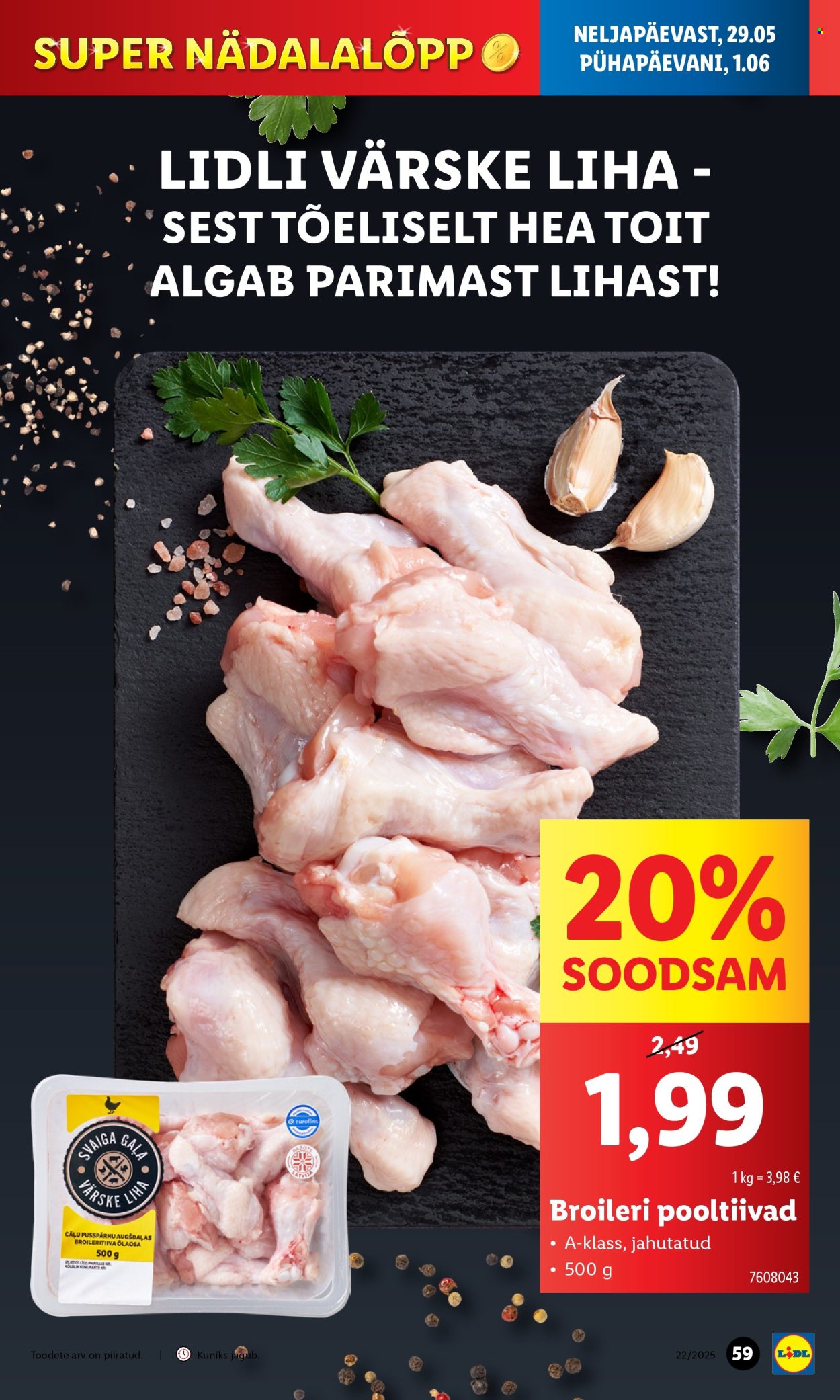 Lidl kliendileht - Kliendileht (26.05 - 1.06.2025)