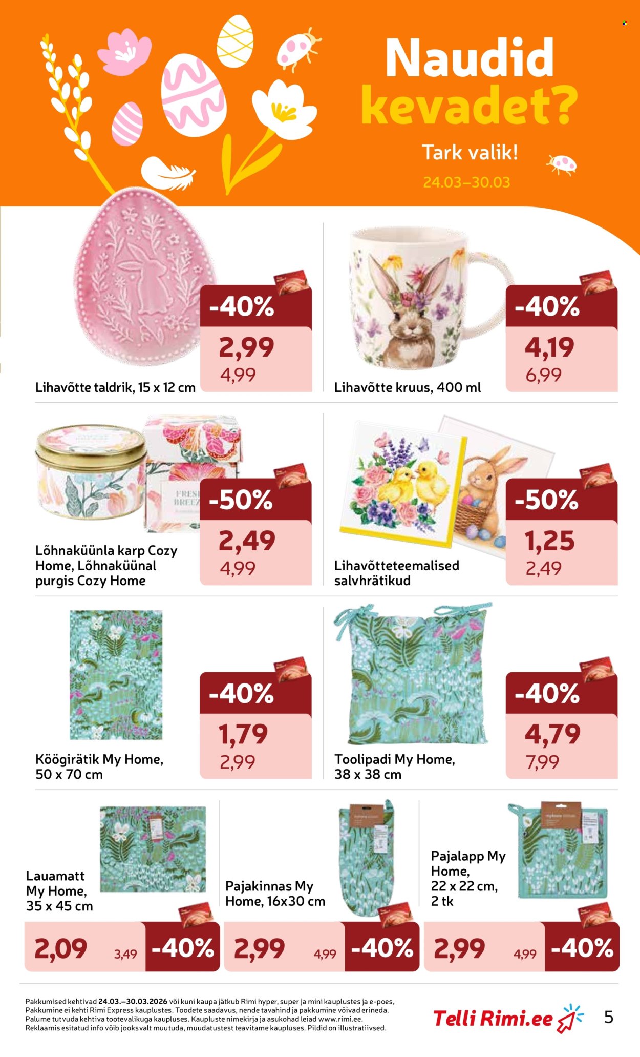 Rimi kliendileht - Kliendileht (24.03 - 30.03.2026)