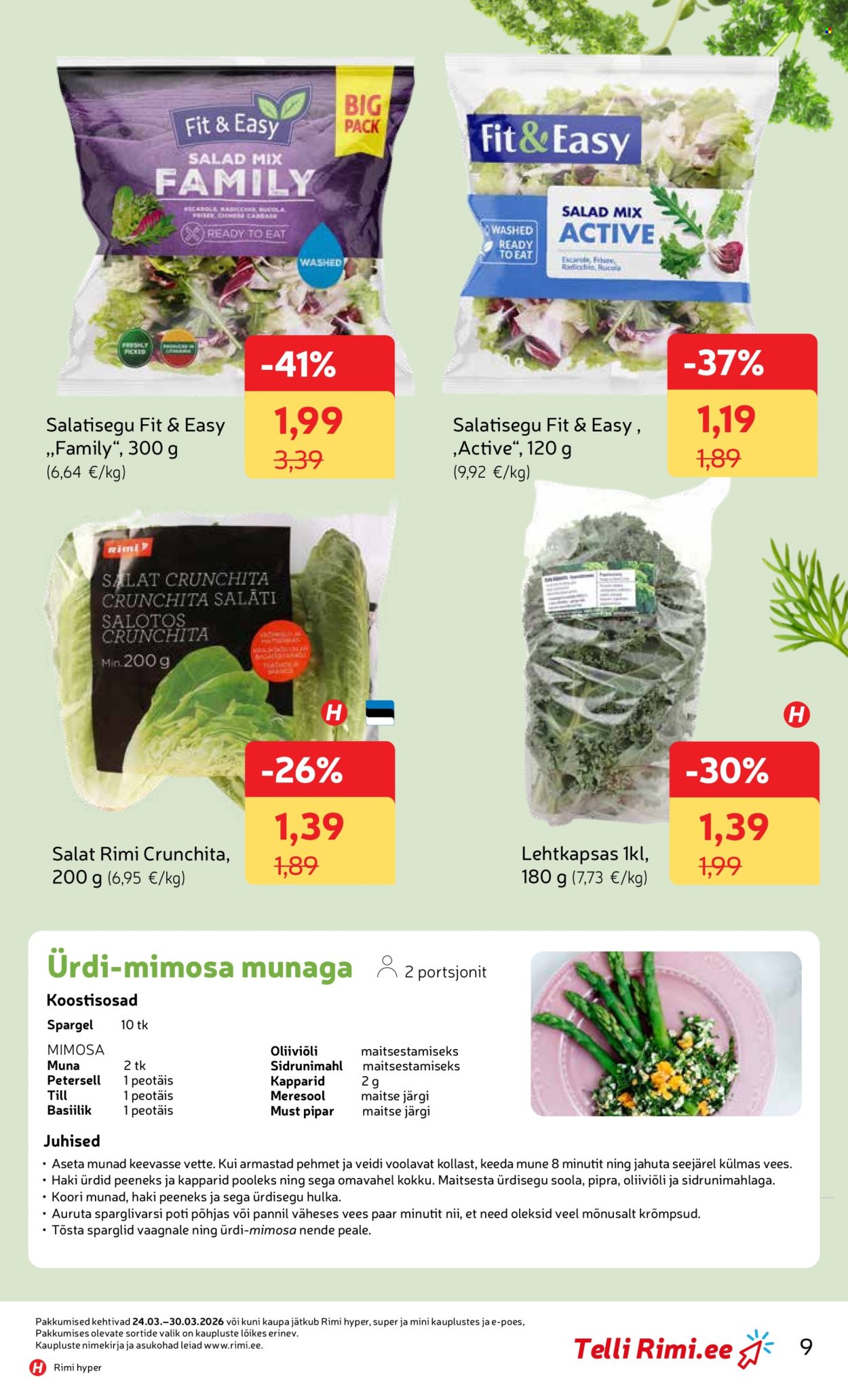 Rimi kliendileht - Kliendileht (24.03 - 30.03.2026)