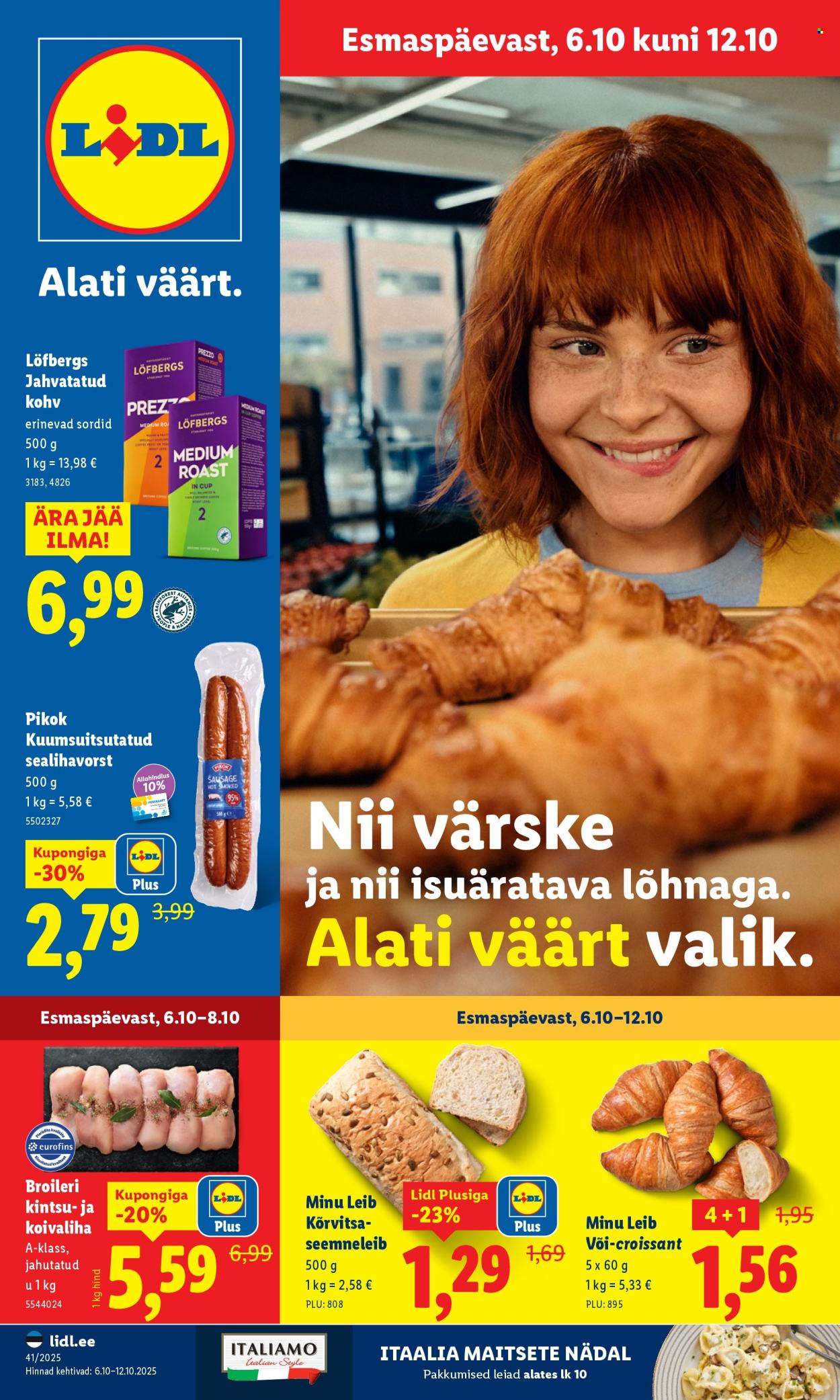 Lidl kliendileht - Kliendileht (6.10 - 12.10.2025)