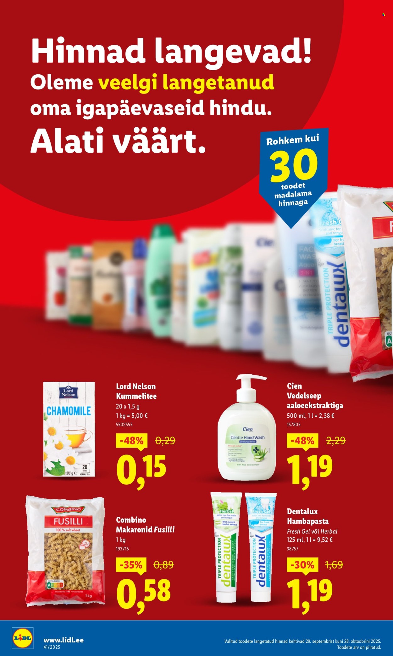 Lidl kliendileht - Kliendileht (6.10 - 12.10.2025)