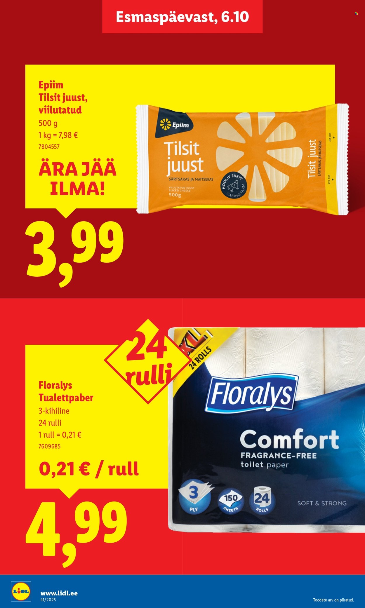 Lidl kliendileht - Kliendileht (6.10 - 12.10.2025)