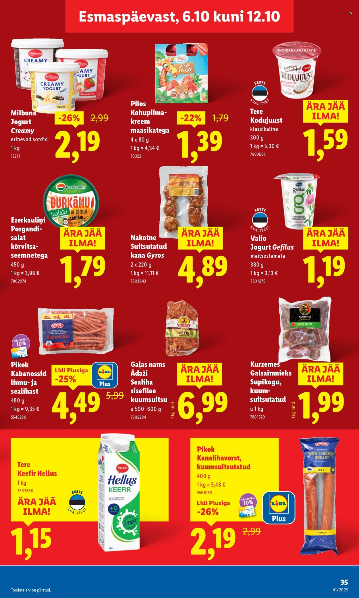 Lidl kliendileht - Kliendileht (6.10 - 12.10.2025)