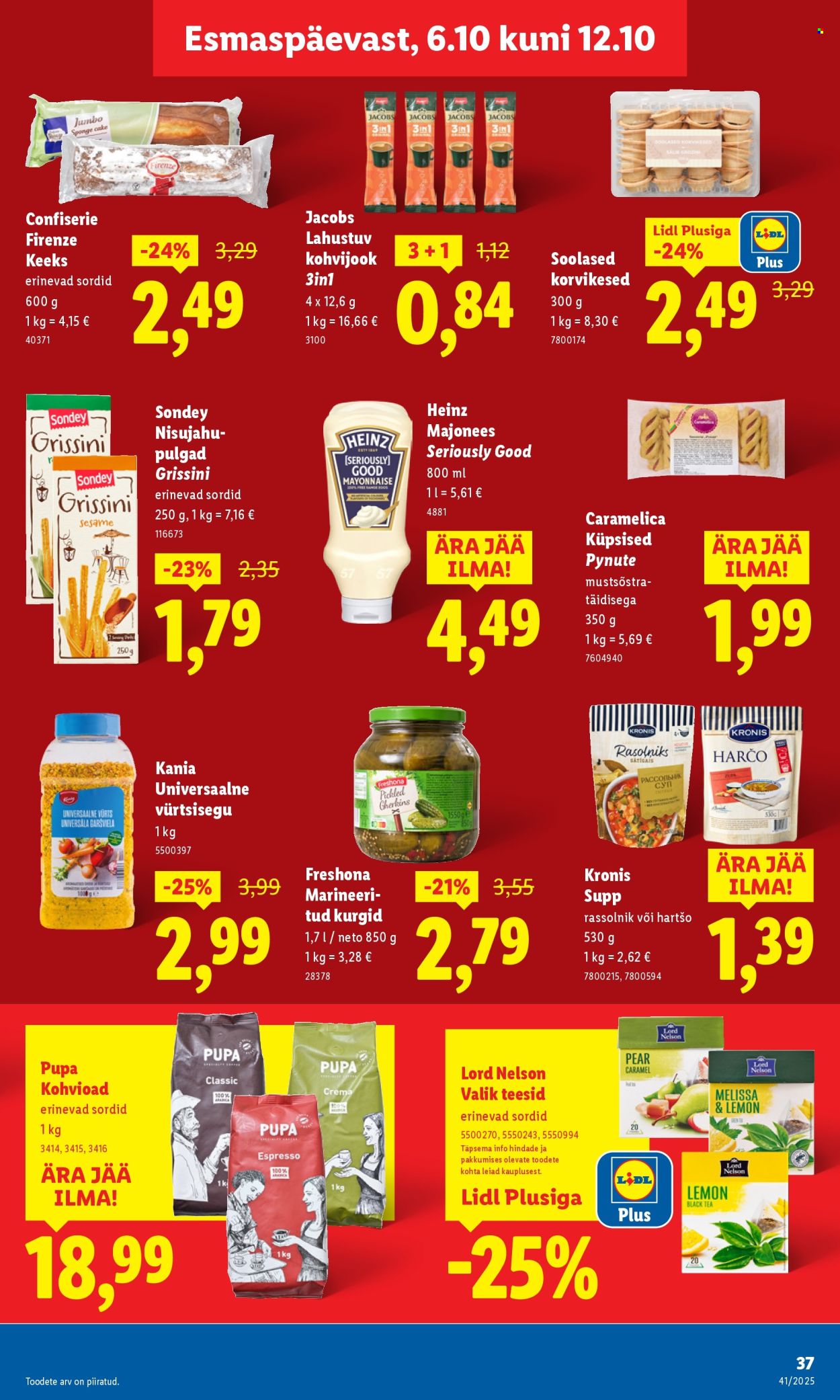 Lidl kliendileht - Kliendileht (6.10 - 12.10.2025)