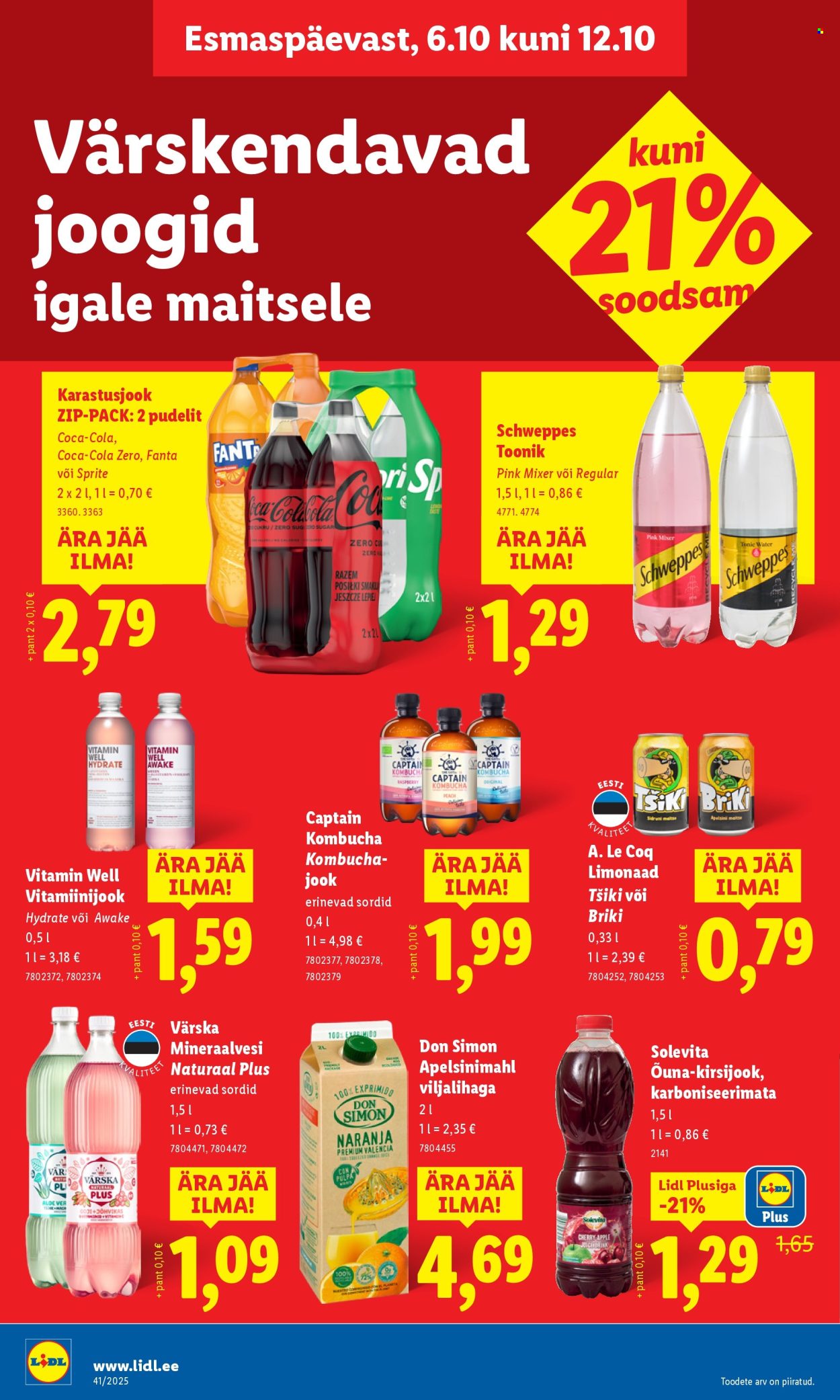 Lidl kliendileht - Kliendileht (6.10 - 12.10.2025)