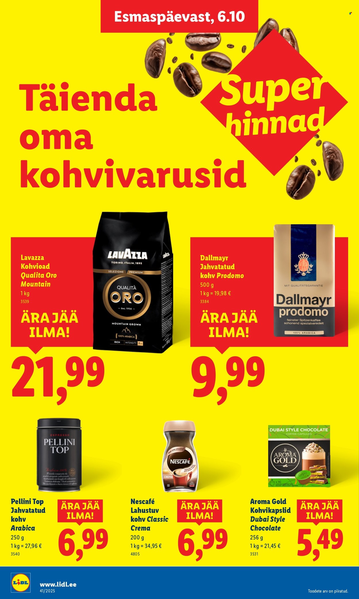 Lidl kliendileht - Kliendileht (6.10 - 12.10.2025)
