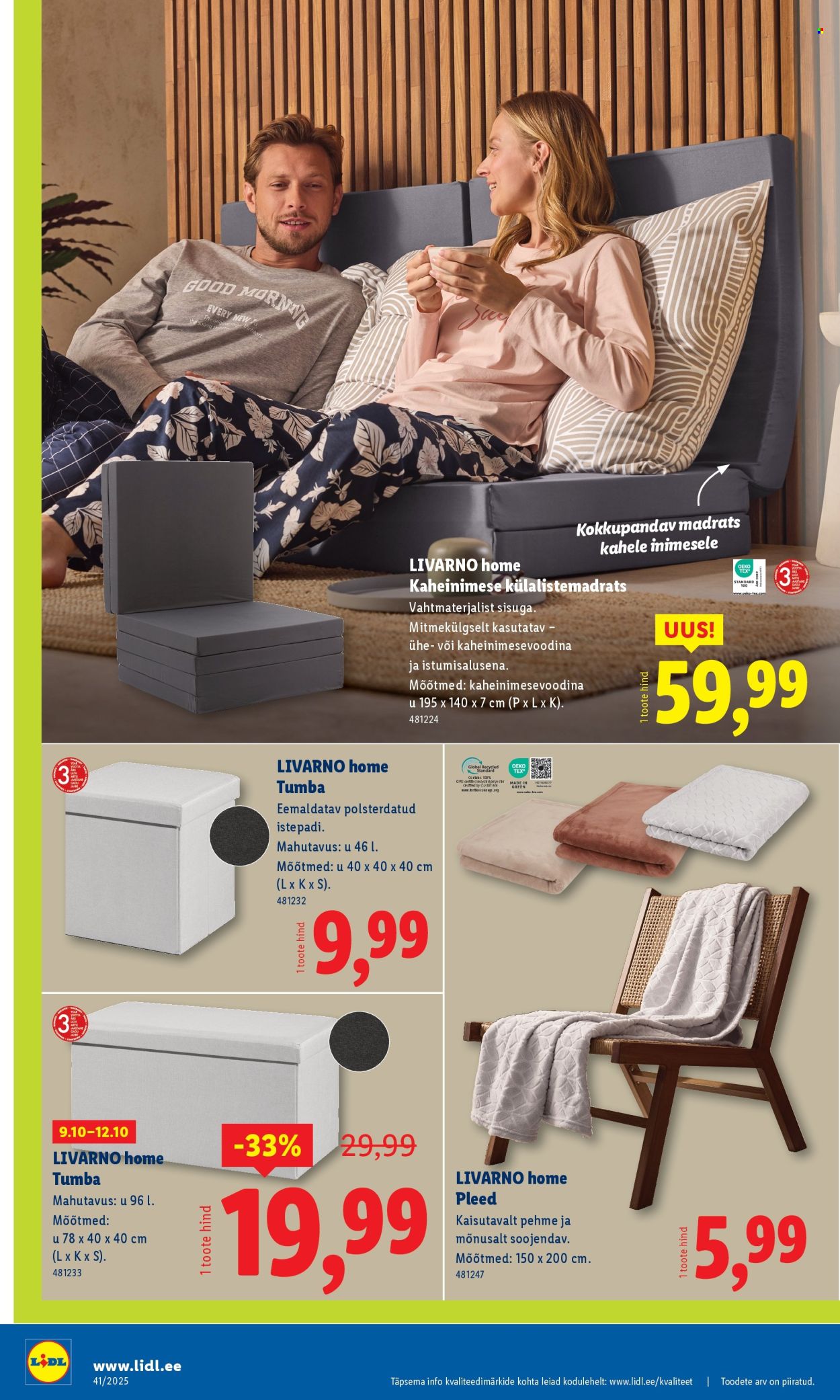 Lidl kliendileht - Kliendileht (6.10 - 12.10.2025)