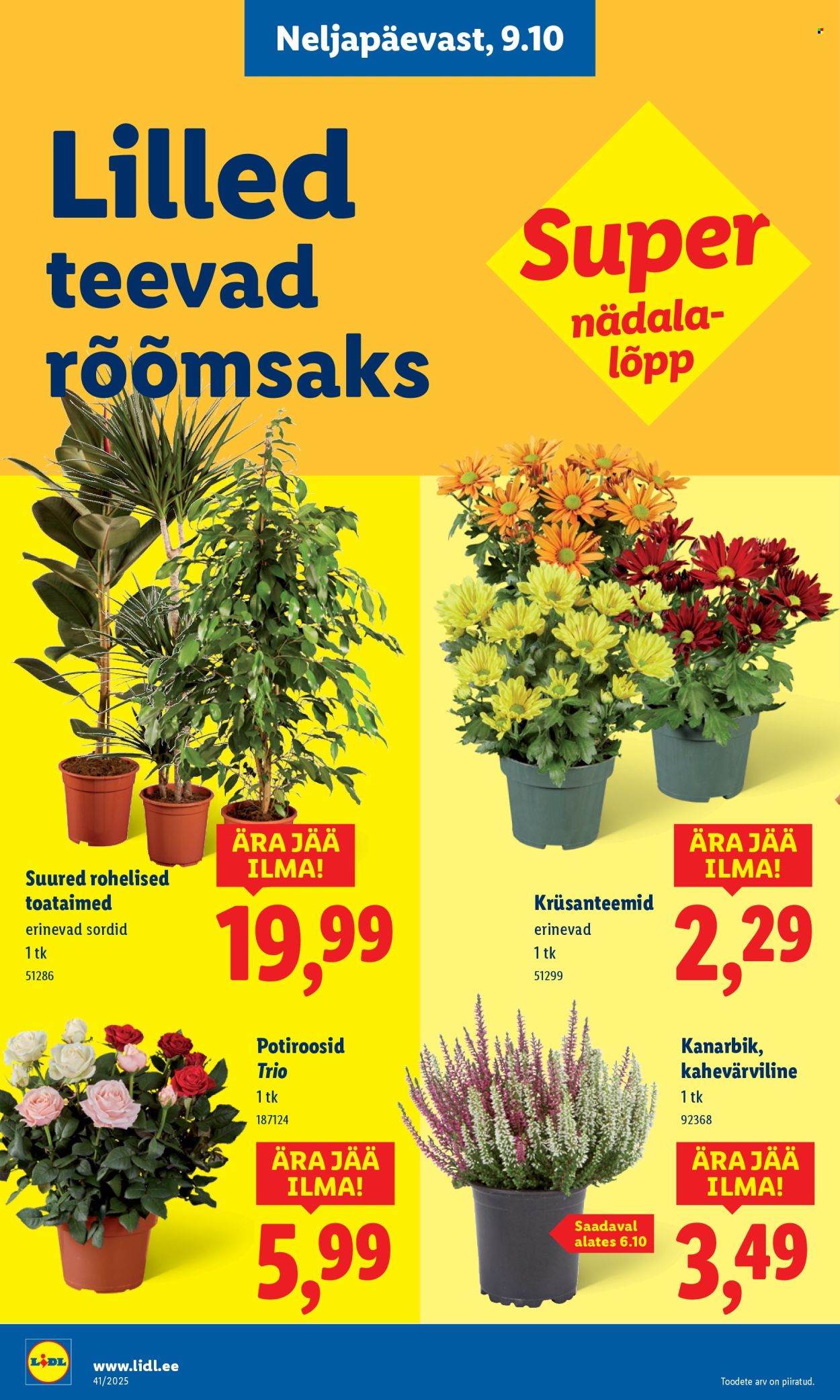 Lidl kliendileht - Kliendileht (6.10 - 12.10.2025)