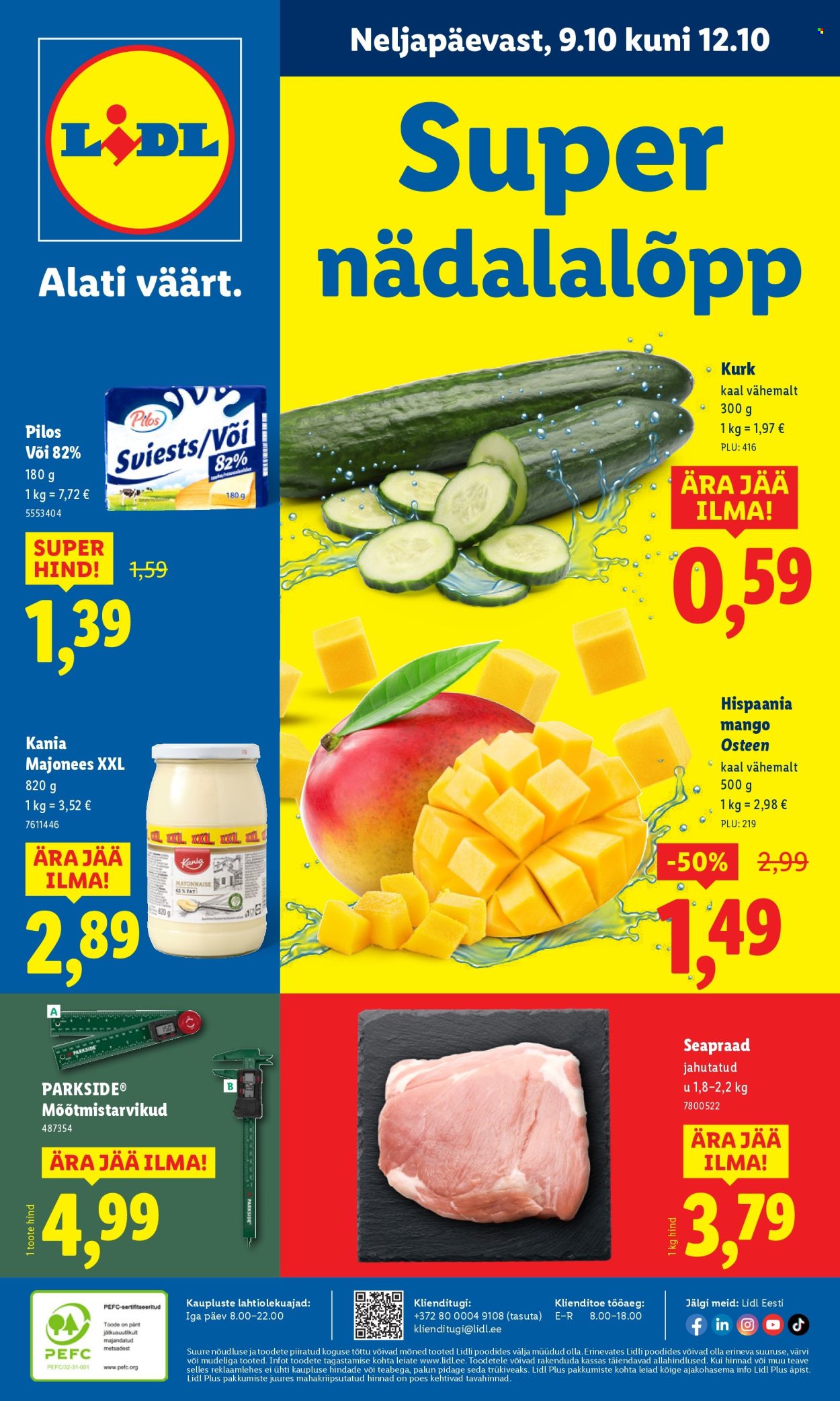 Lidl kliendileht - Kliendileht (6.10 - 12.10.2025)