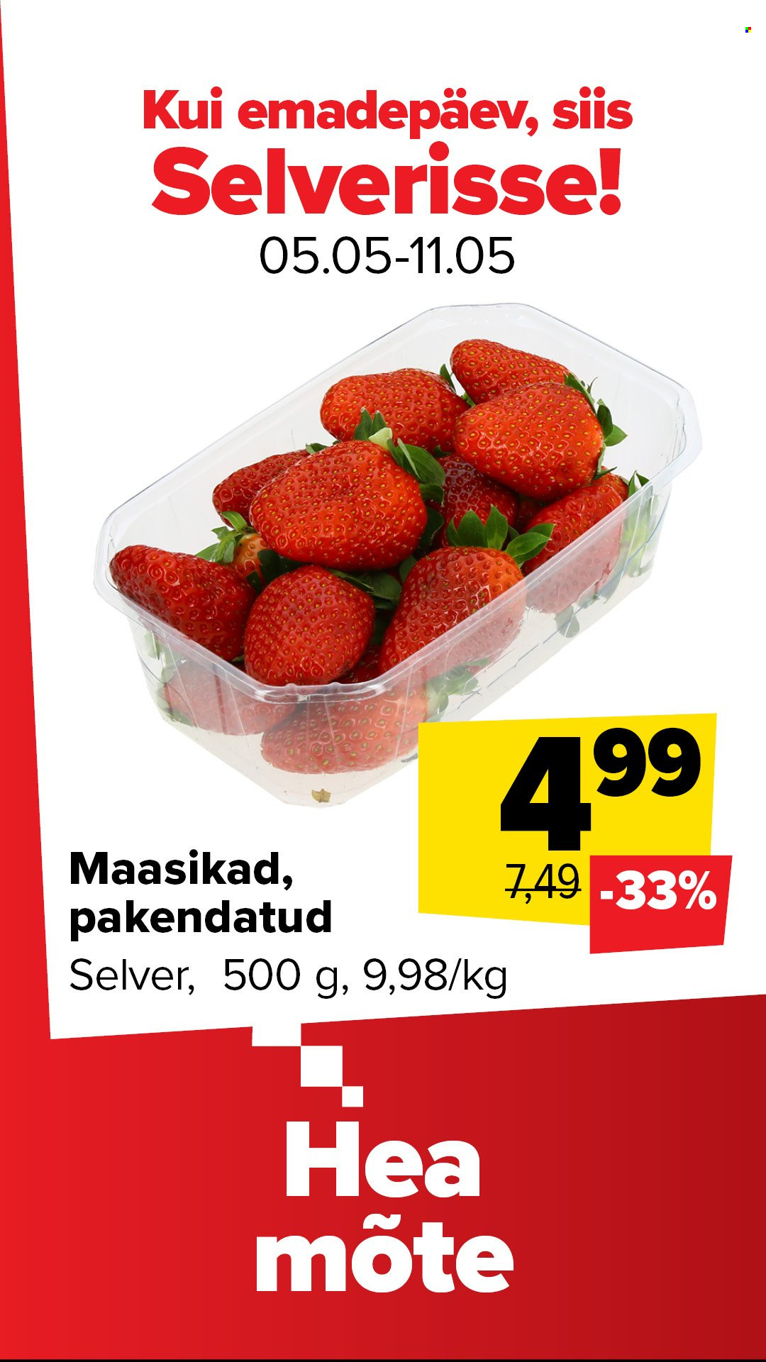 Selver kliendileht - Nädala parim hind (5.05 - 11.05.2026)