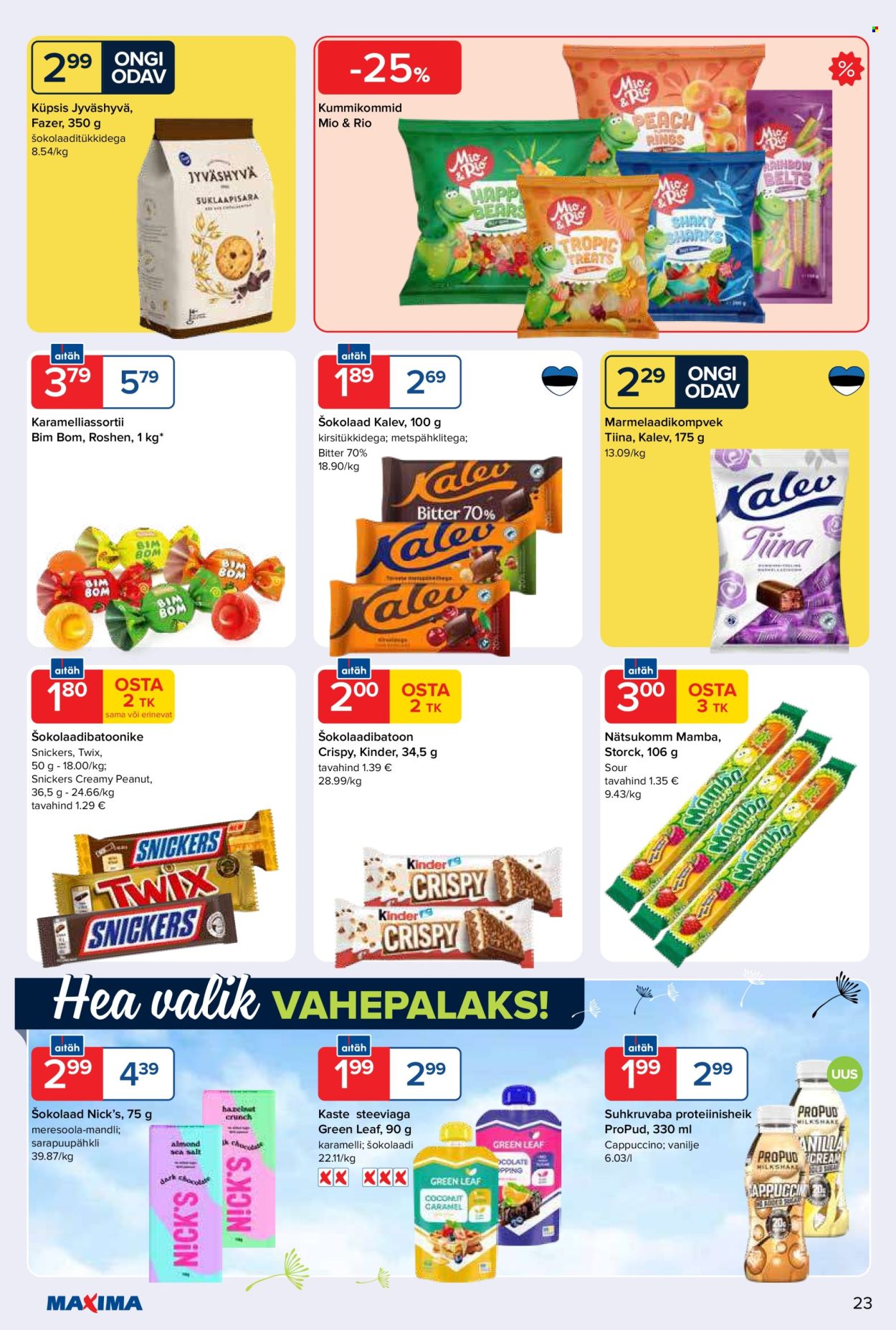 Maxima kliendileht (25.08 - 31.08.2026)