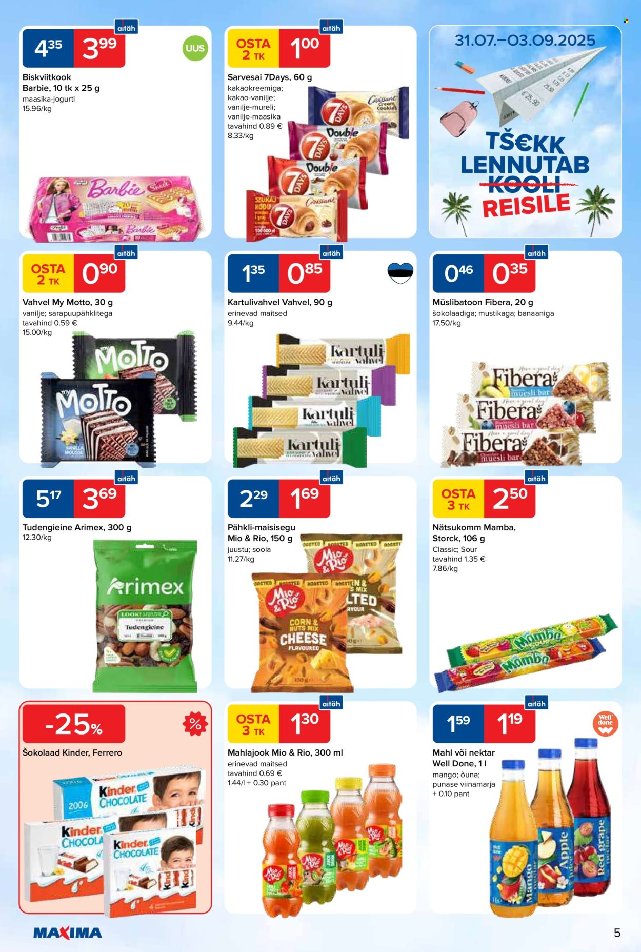Maxima kliendileht - Maxima kliendileht nr. 35 (26.08 - 1.09.2025)