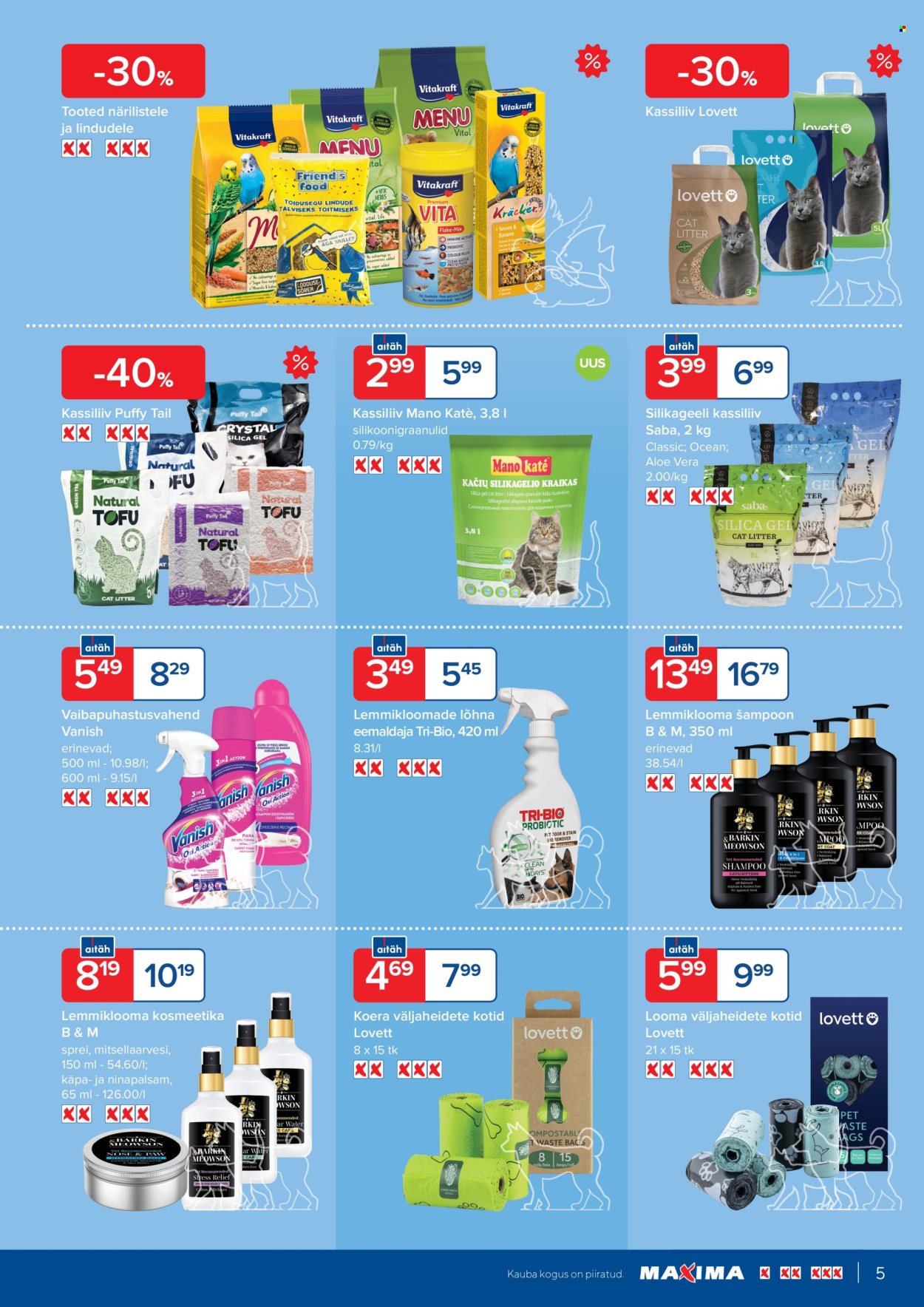 Maxima kliendileht - Lemmikute päevad (15.01 - 2.02.2026)