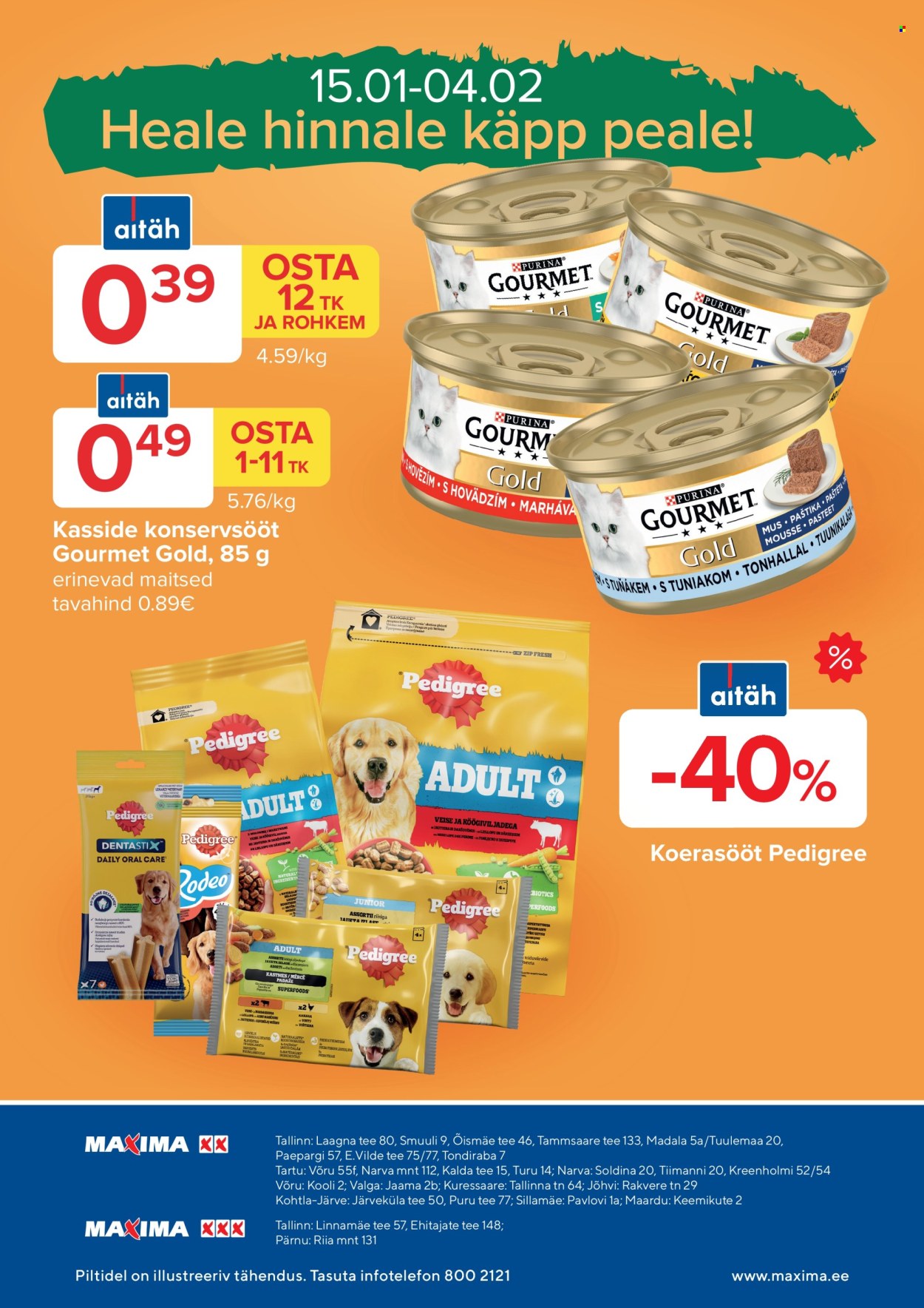 Maxima kliendileht - Lemmikute päevad (15.01 - 2.02.2026)