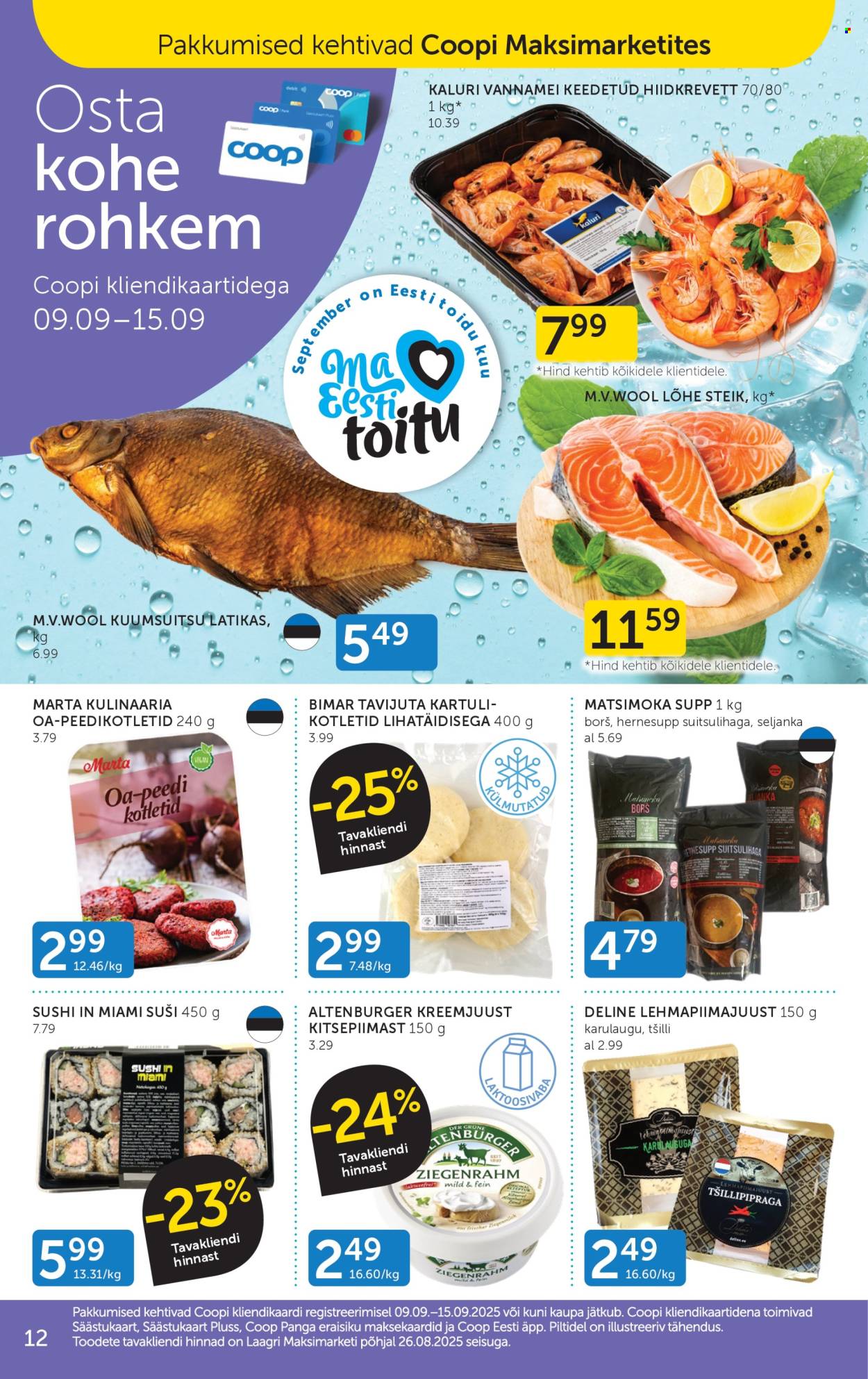 Coop kliendileht (9.09 - 15.09.2025)