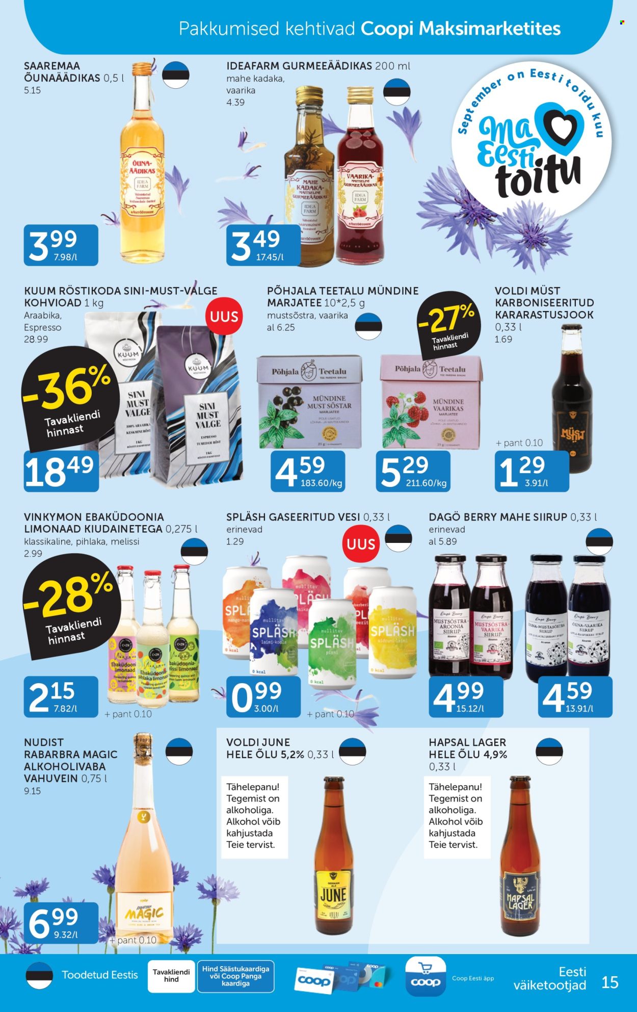 Coop kliendileht (9.09 - 15.09.2025)