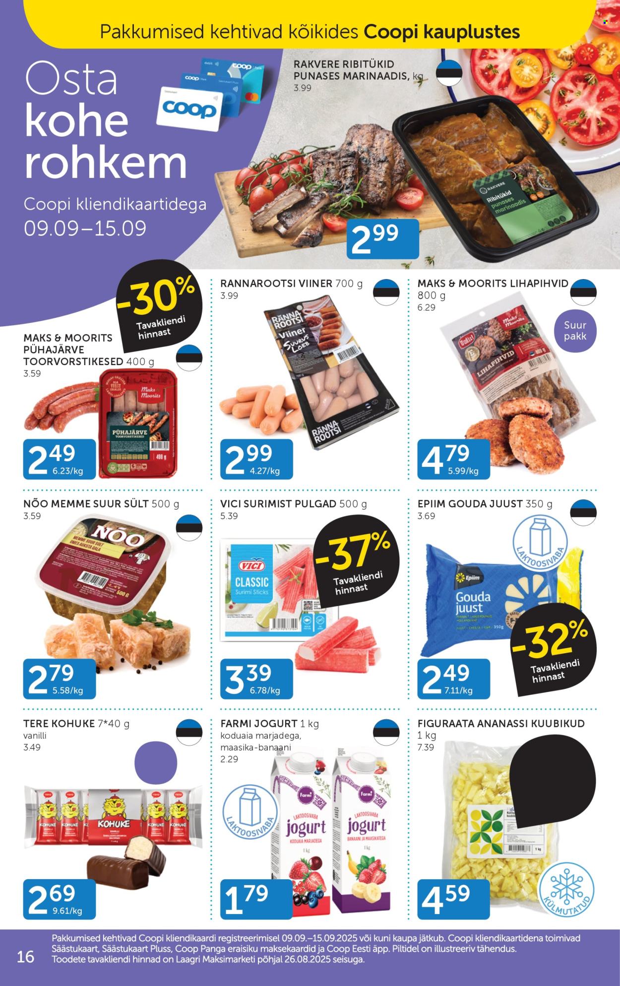 Coop kliendileht (9.09 - 15.09.2025)