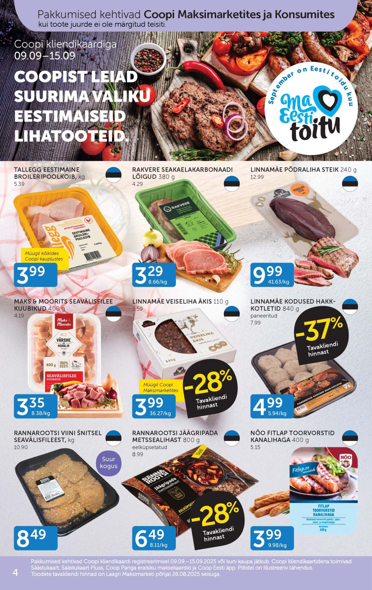 Coop kliendileht (9.09 - 15.09.2025)