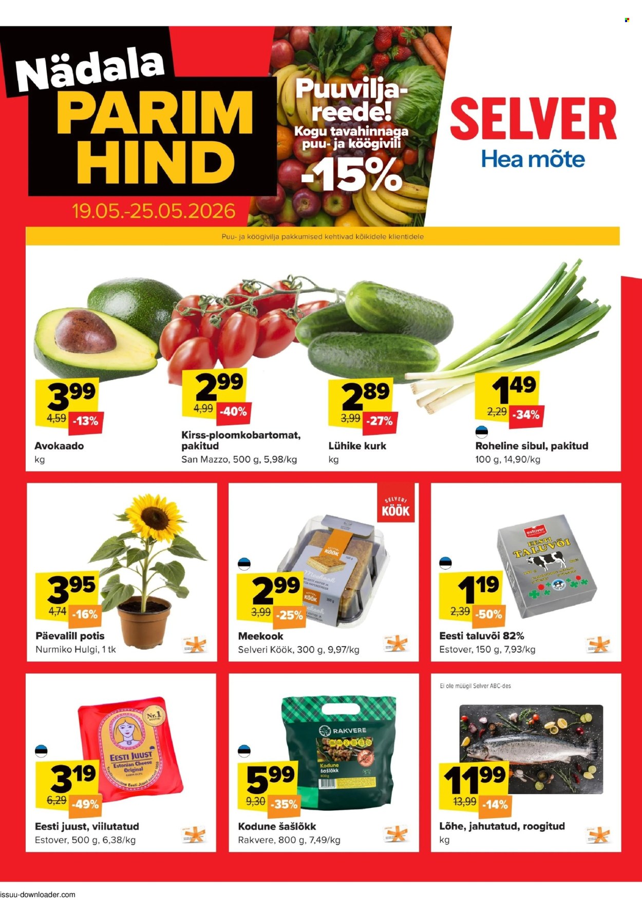 Selver kliendileht - Nädala parim hind (19.05 - 25.05.2026)