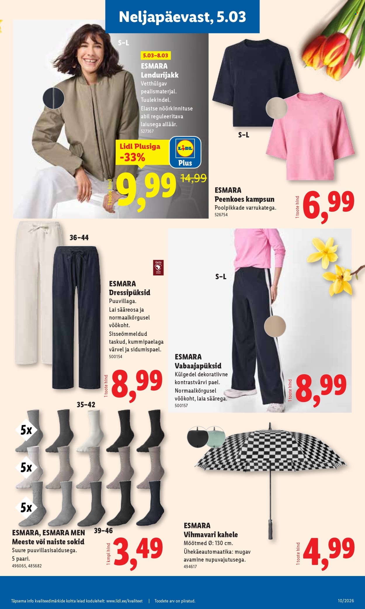 Lidl kliendileht - Tööstuskaupade pakkumised (2.03 - 8.03.2026)