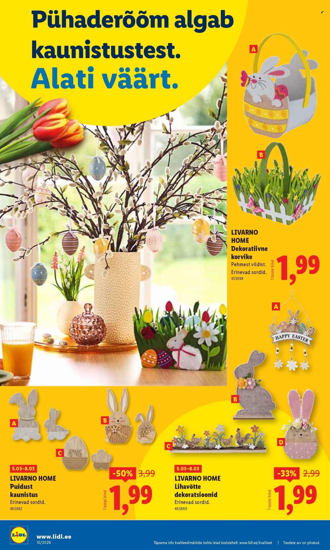 Lidl kliendileht - Tööstuskaupade pakkumised (2.03 - 8.03.2026)