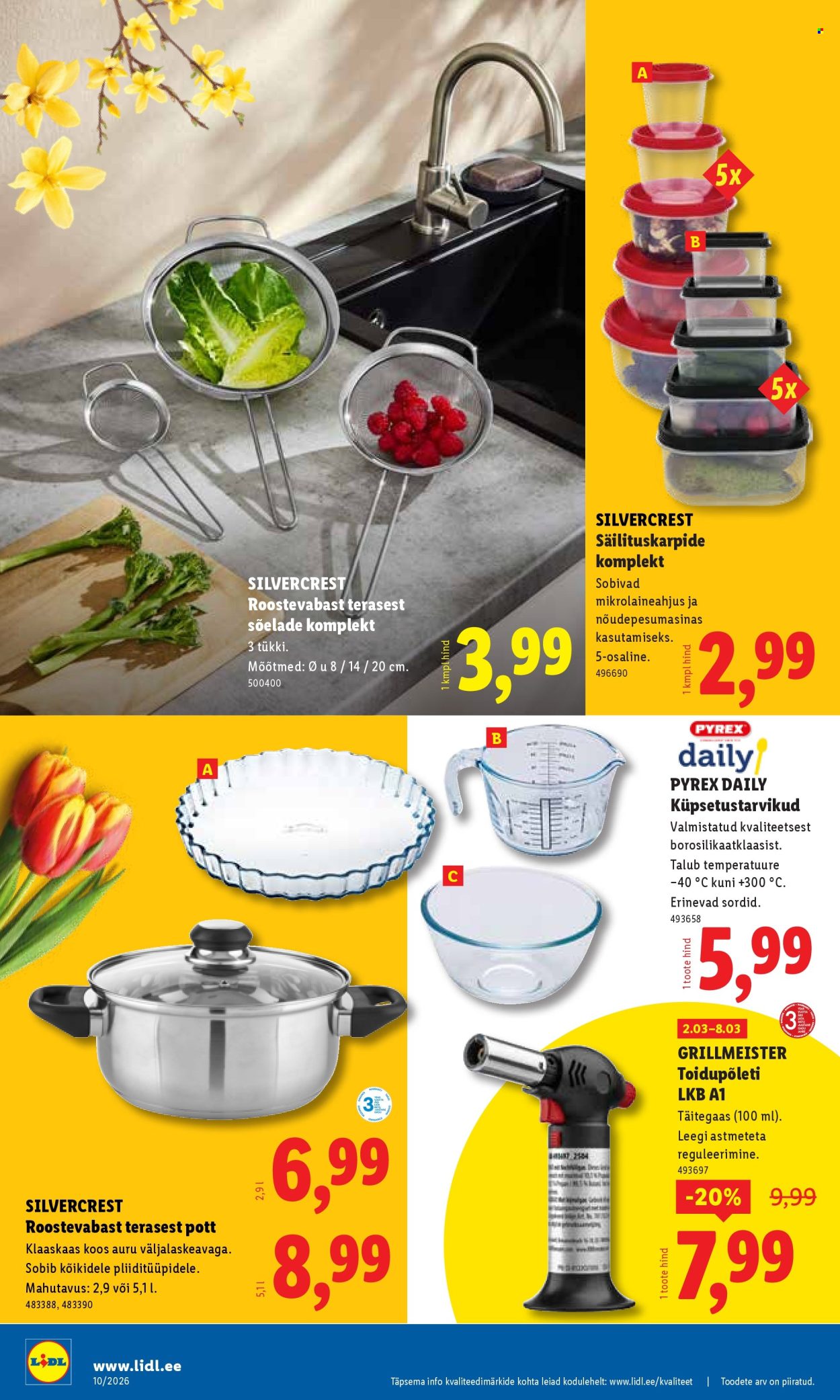 Lidl kliendileht - Tööstuskaupade pakkumised (2.03 - 8.03.2026)