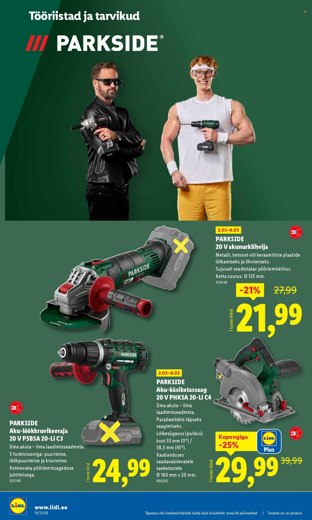 Lidl kliendileht - Tööstuskaupade pakkumised (2.03 - 8.03.2026)