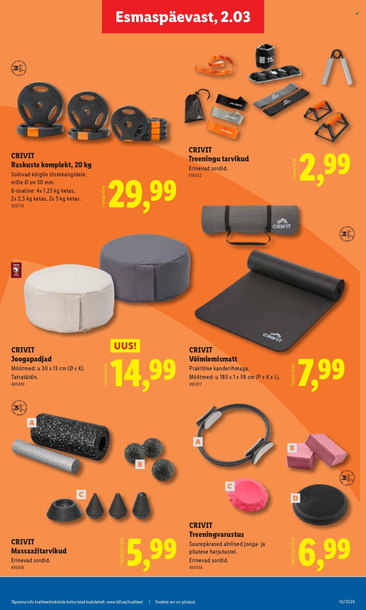 Lidl kliendileht - Tööstuskaupade pakkumised (2.03 - 8.03.2026)