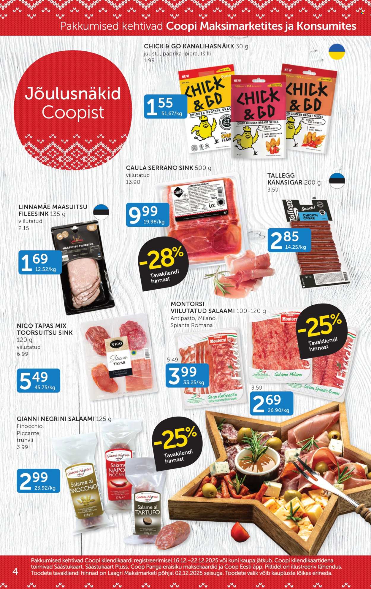 Coop kliendileht (16.12 - 22.12.2025)