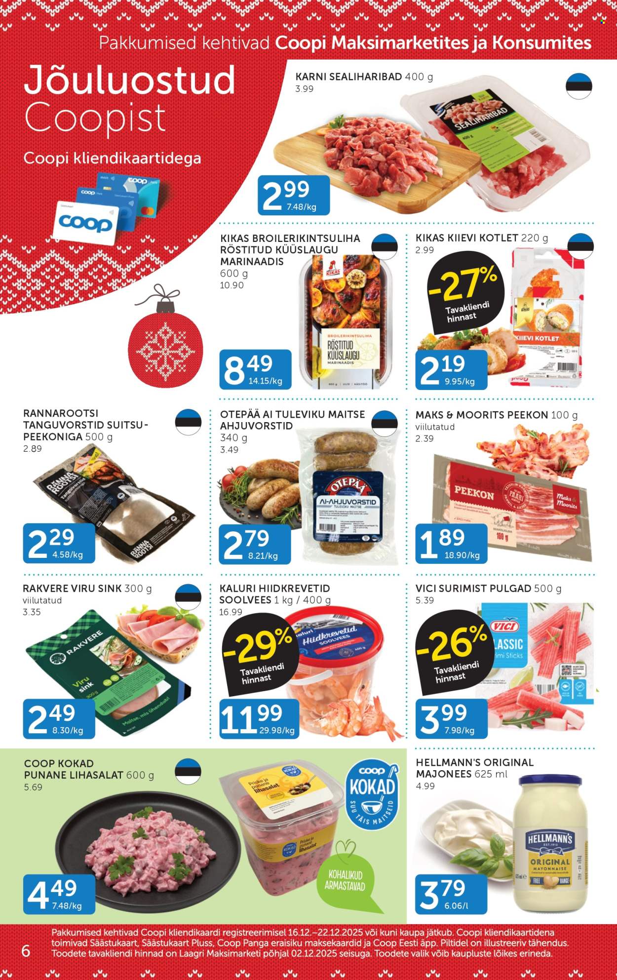 Coop kliendileht (16.12 - 22.12.2025)