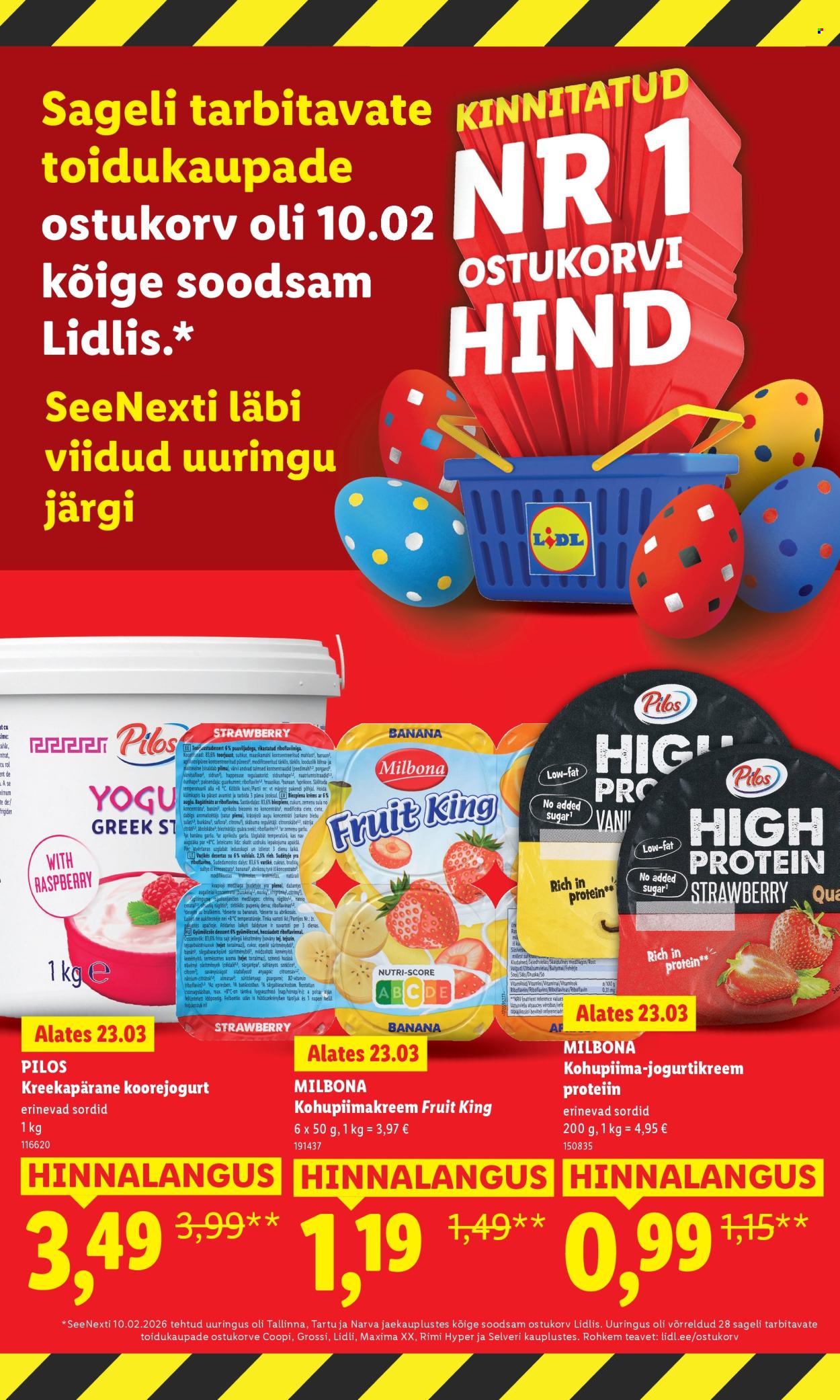 Lidl kliendileht - Suur hinnalangus Alates
