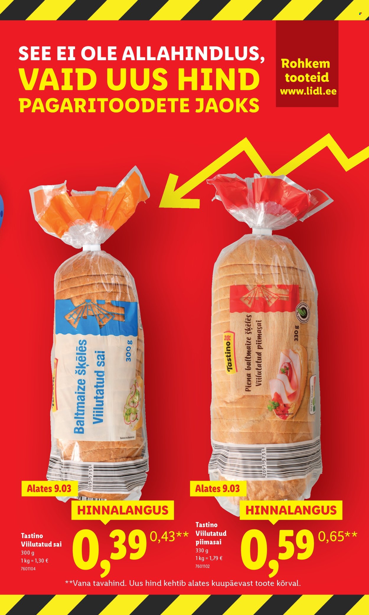 Lidl kliendileht - Suur hinnalangus Alates