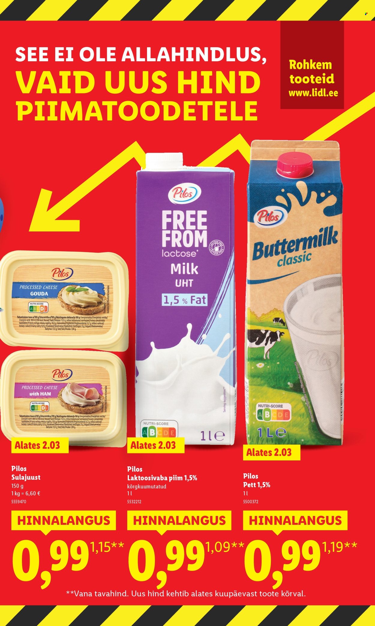 Lidl kliendileht - Suur hinnalangus Alates