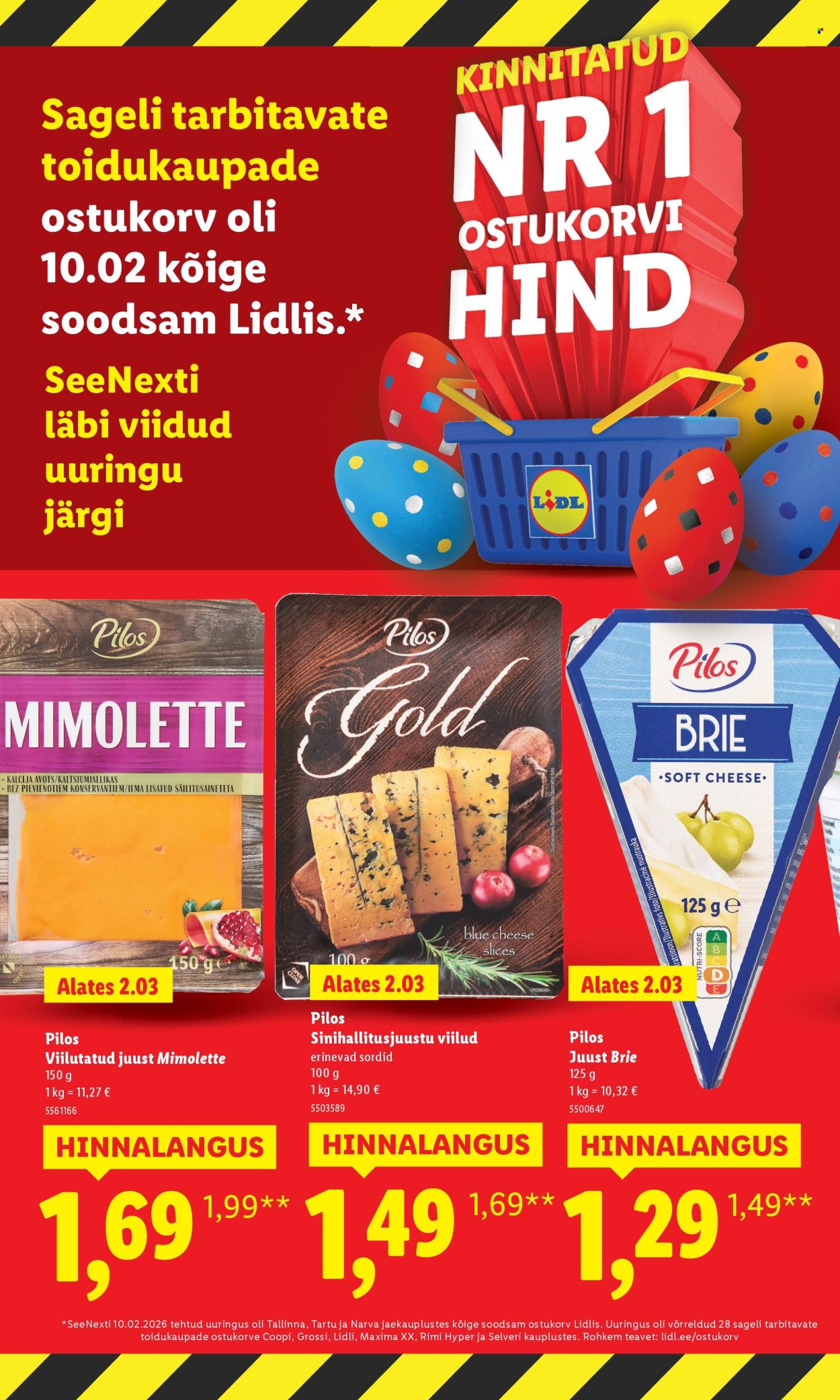 Lidl kliendileht - Suur hinnalangus Alates