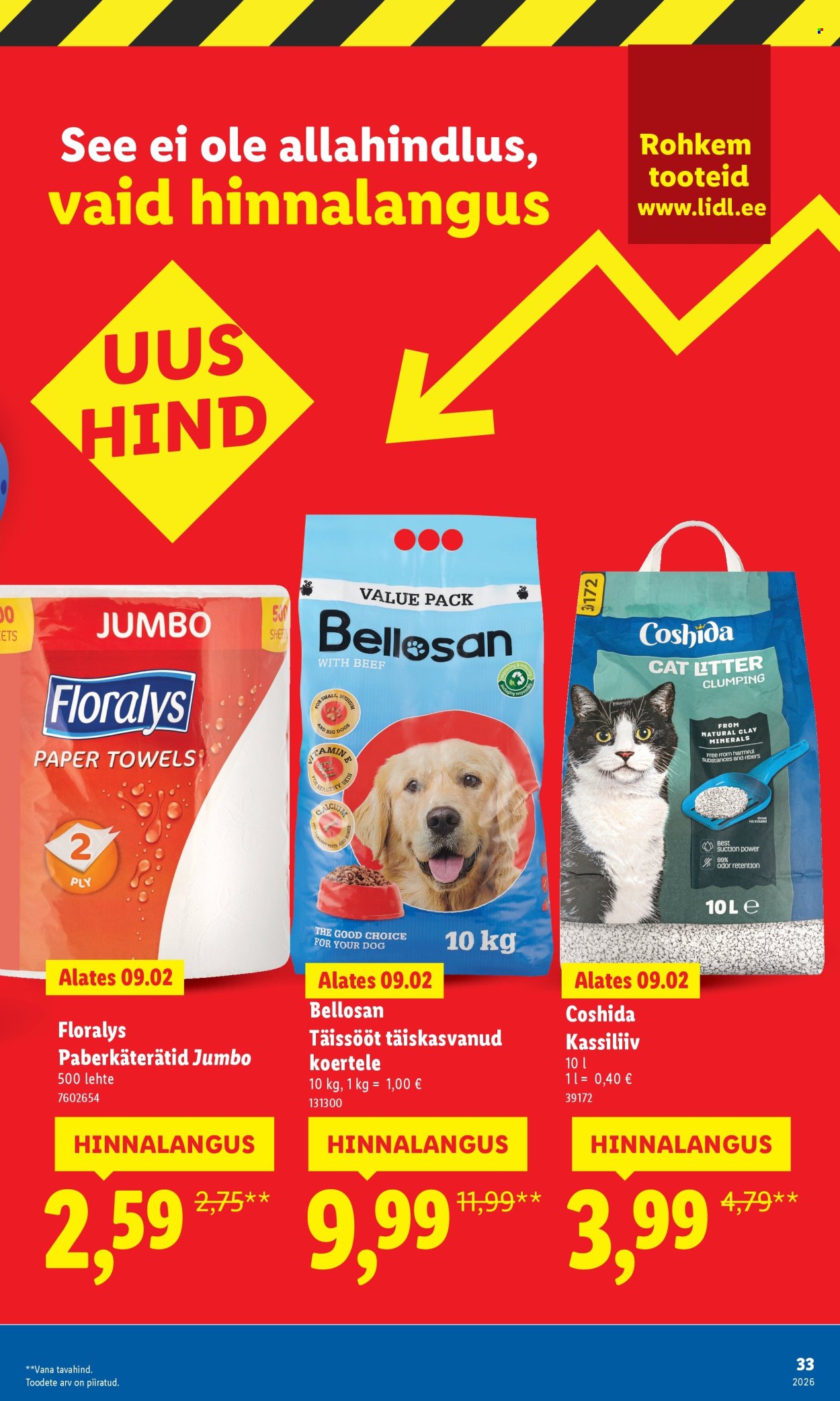 Lidl kliendileht - Suur hinnalangus Alates