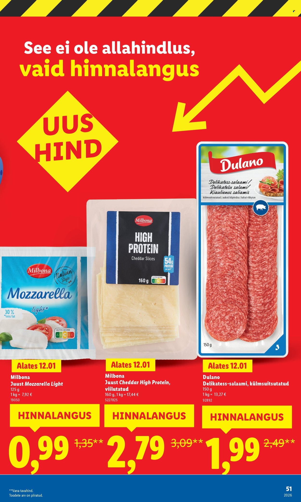 Lidl kliendileht - Suur hinnalangus Alates
