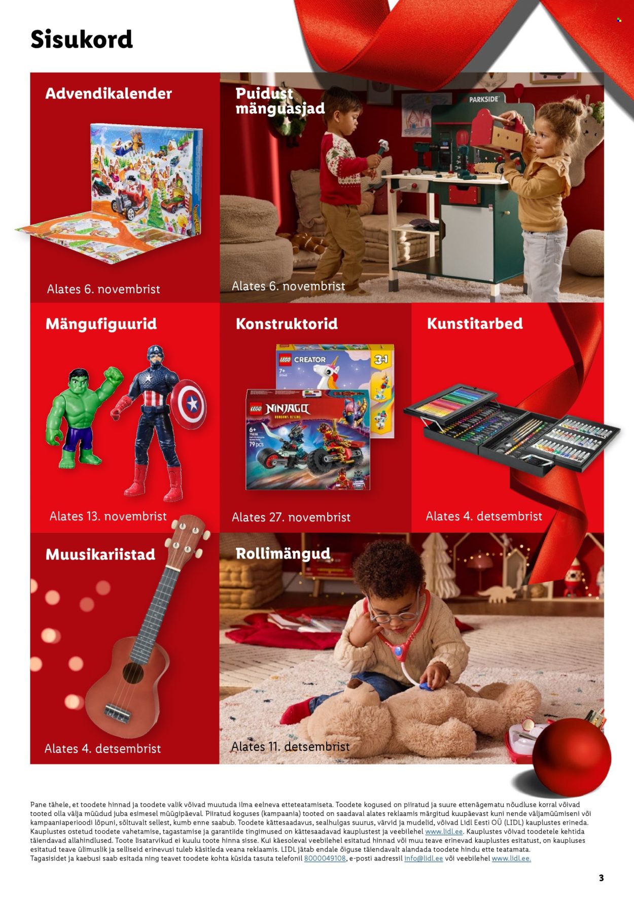 Lidl kliendileht - Mänguasjade kataloog