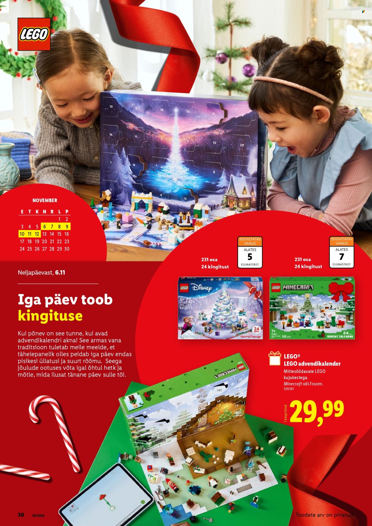 Lidl kliendileht - Mänguasjade kataloog