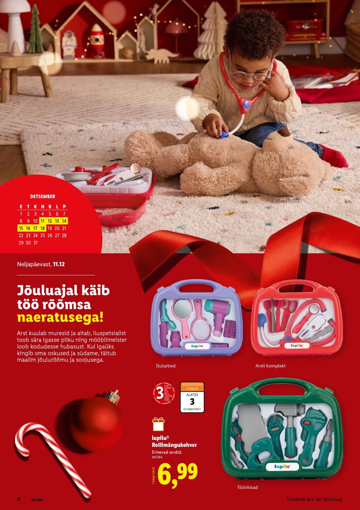 Lidl kliendileht - Mänguasjade kataloog