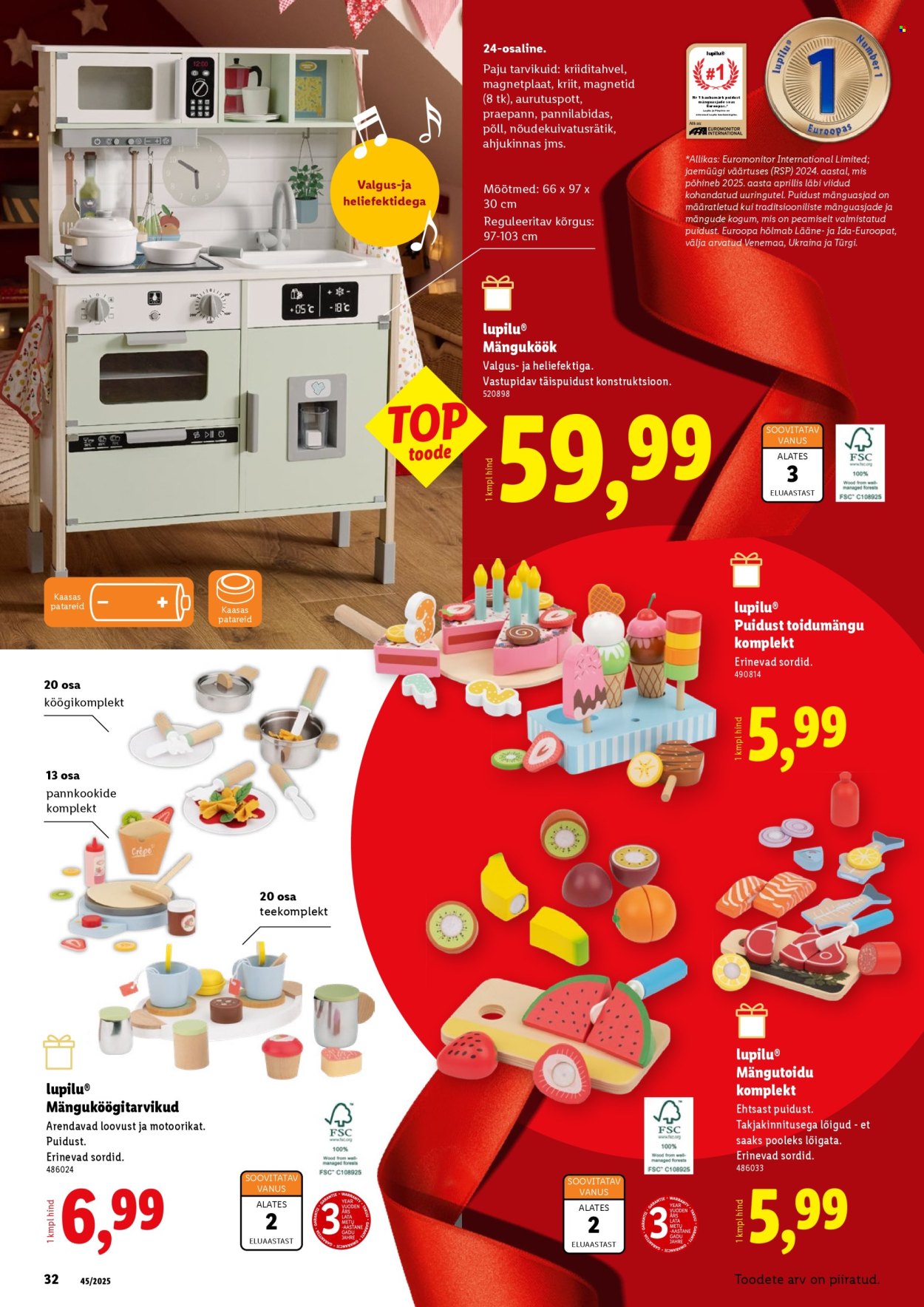 Lidl kliendileht - Mänguasjade kataloog