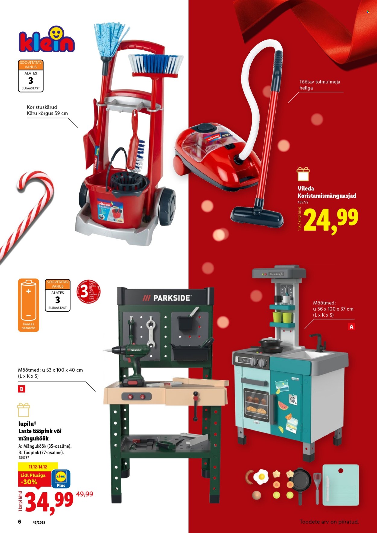 Lidl kliendileht - Mänguasjade kataloog