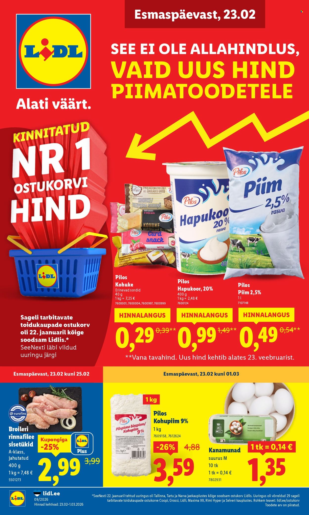 Lidl kliendileht - Kliendileht (23.02 - 1.03.2026)