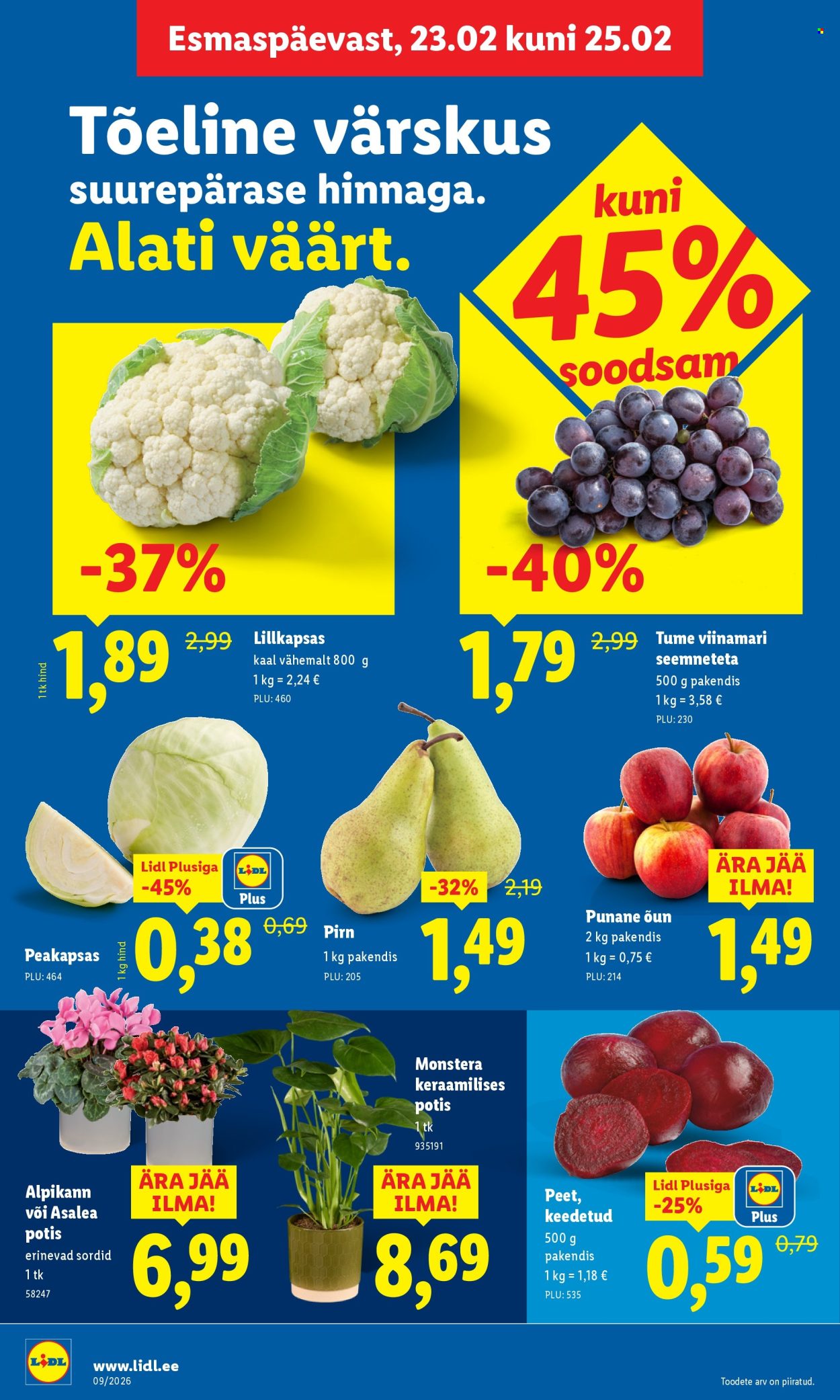 Lidl kliendileht - Kliendileht (23.02 - 1.03.2026)